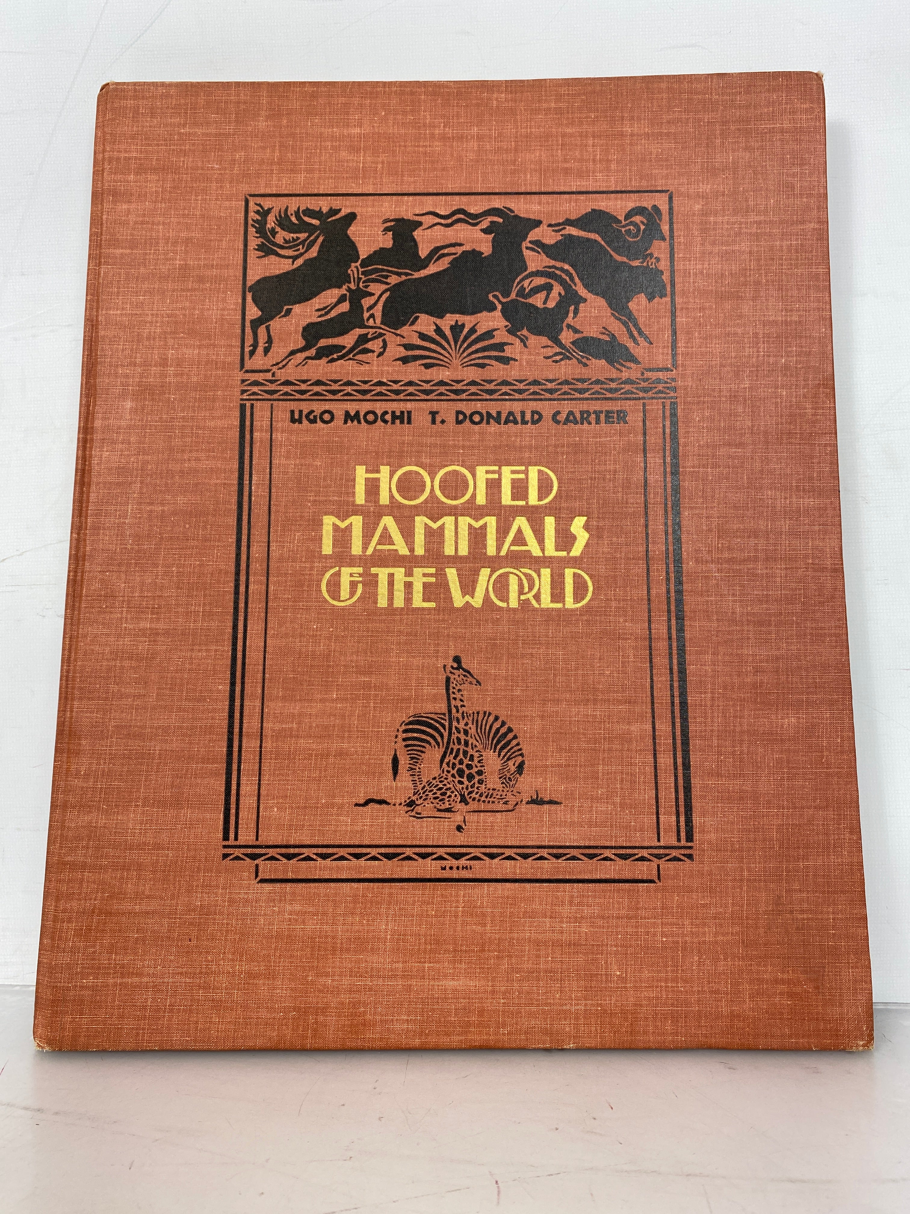 Hoofed Mammals of the World by Ugo Mochi and T. Donald Carter Signed 1953 HC
