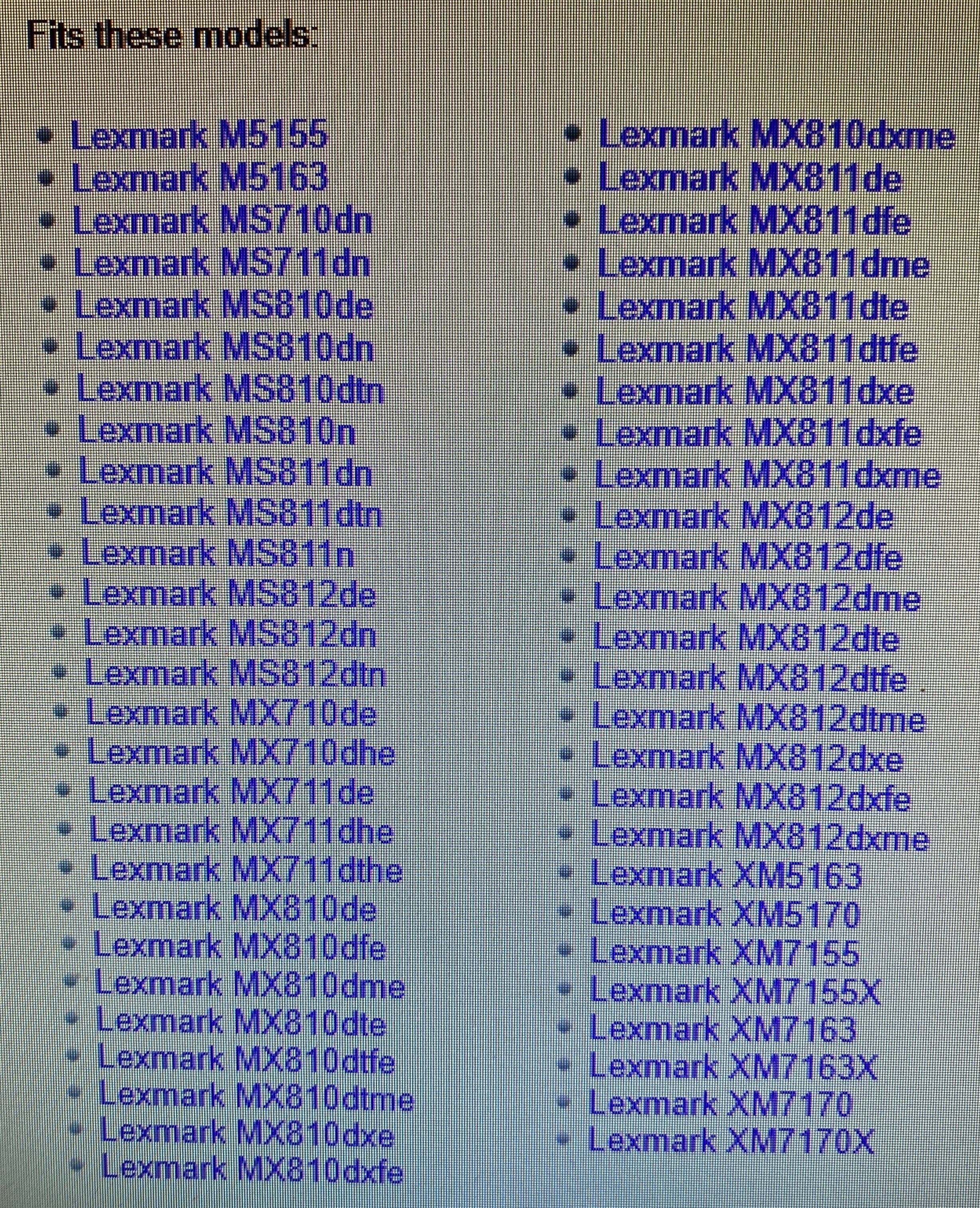 Lexmark 40X7713 Separation Roller Assembly