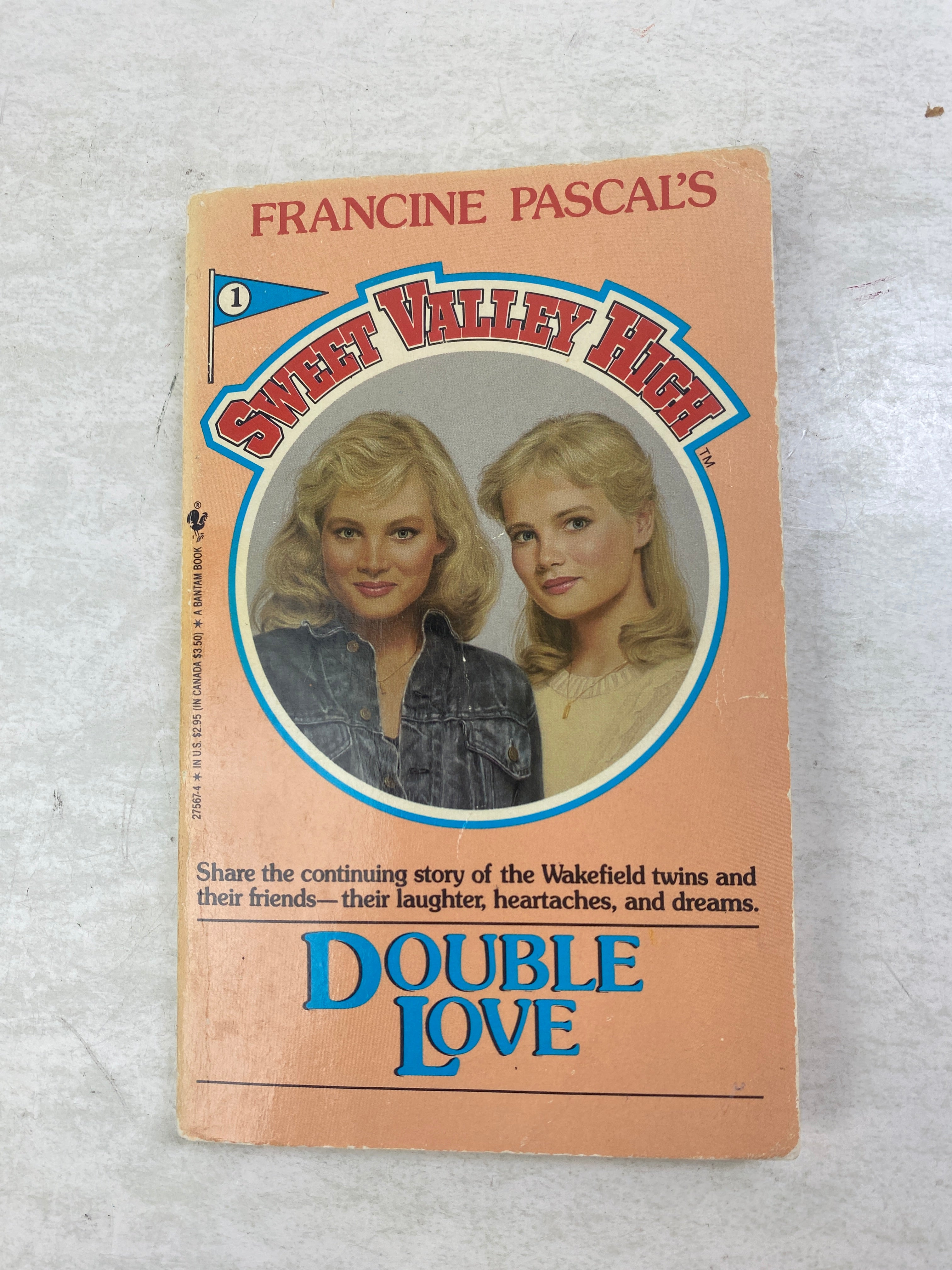 Sweet Valley High #1 Double Love paperback 1983