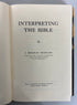2 Vols: Biblical Backgrounds (1965)/Interpreting the Bible 1970-3rd Print) HCDJ