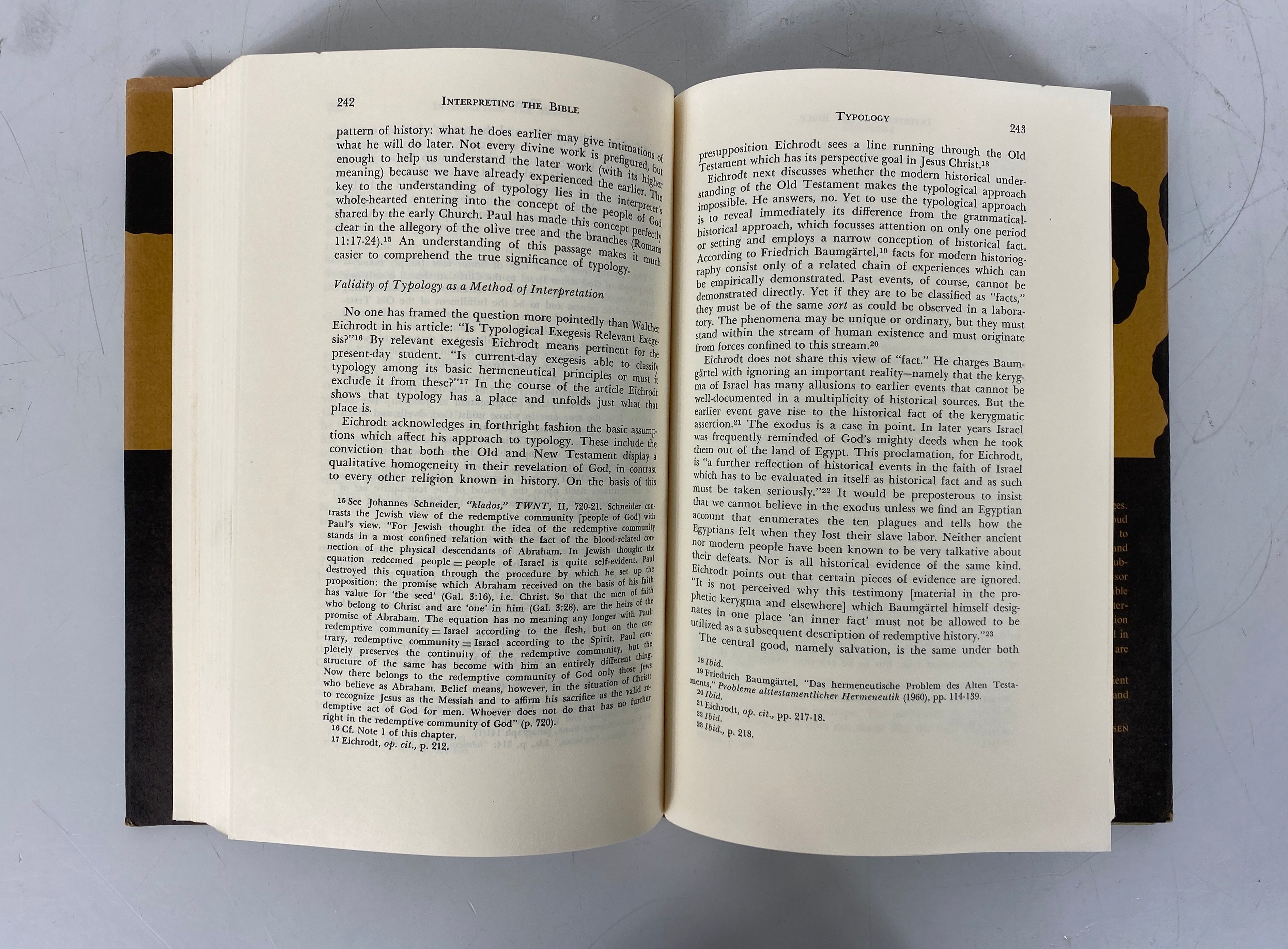 2 Vols: Biblical Backgrounds (1965)/Interpreting the Bible 1970-3rd Print) HCDJ