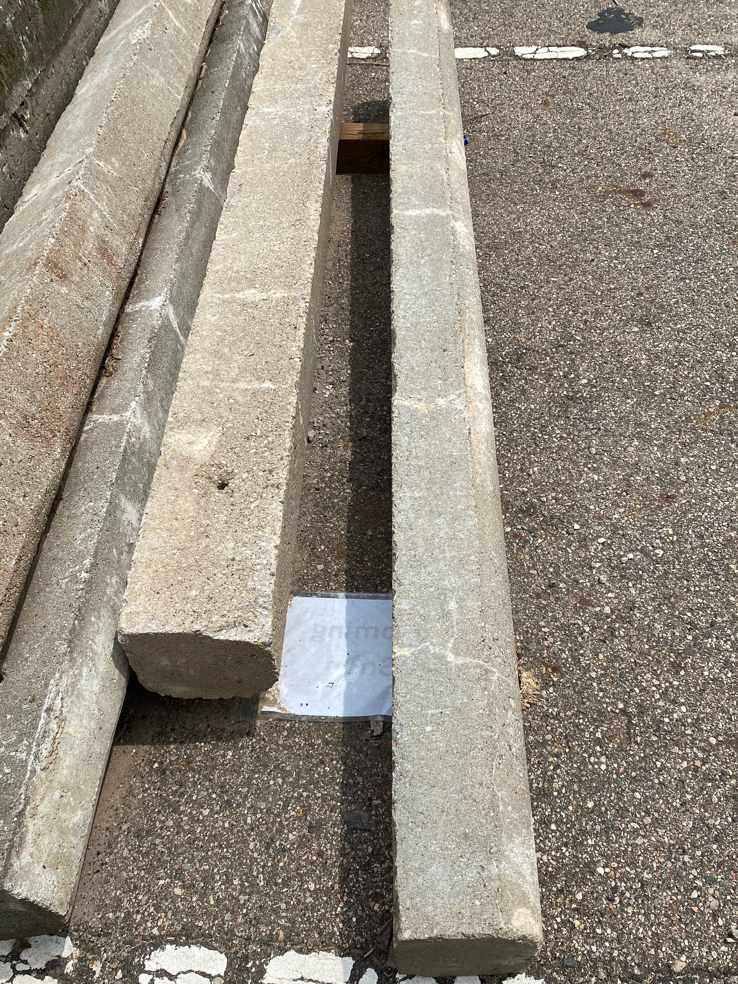 Concrete Molded Slab/Parking Barrier