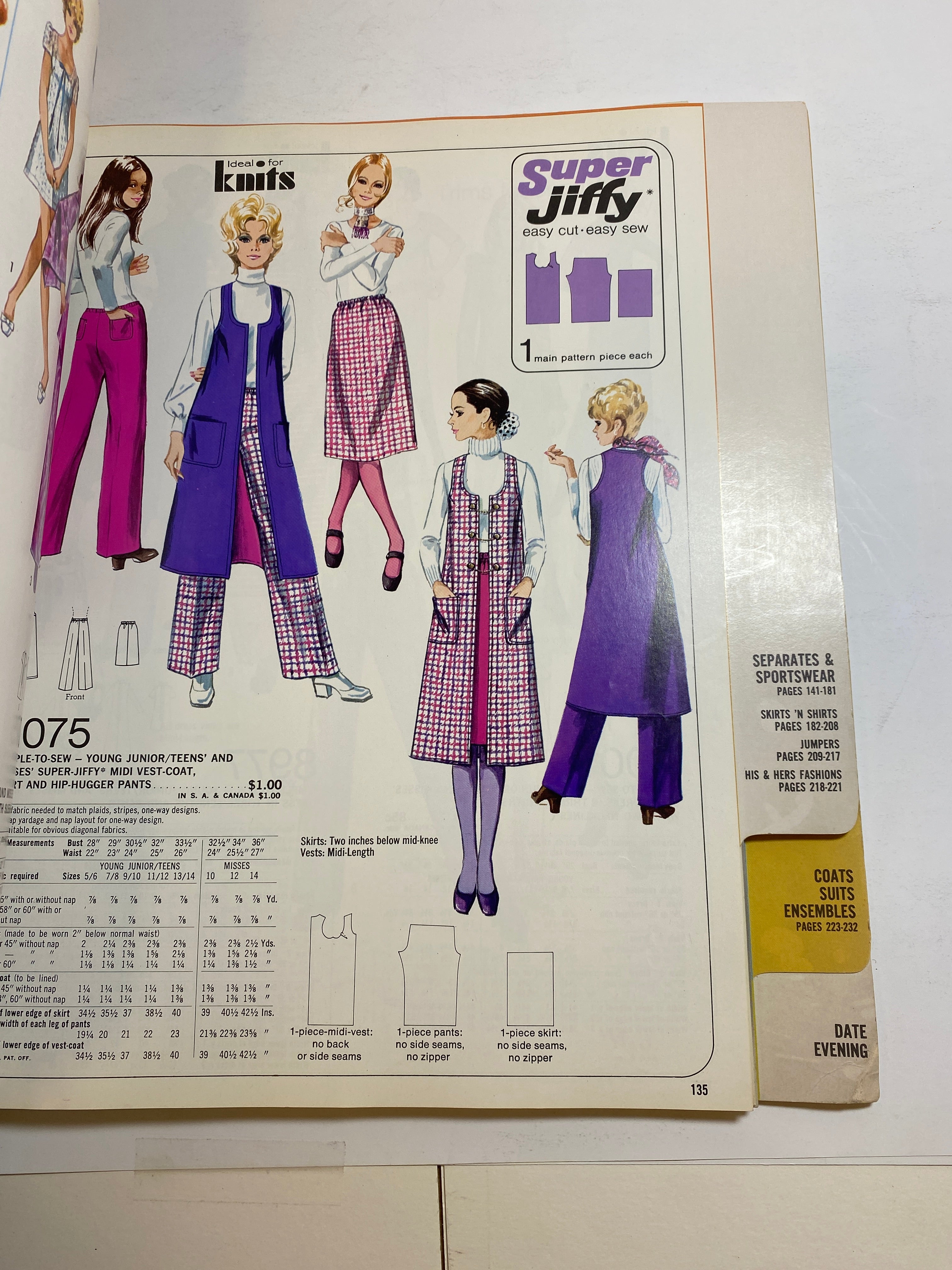 Simplicity Summer 1971 Counter Catalog Book