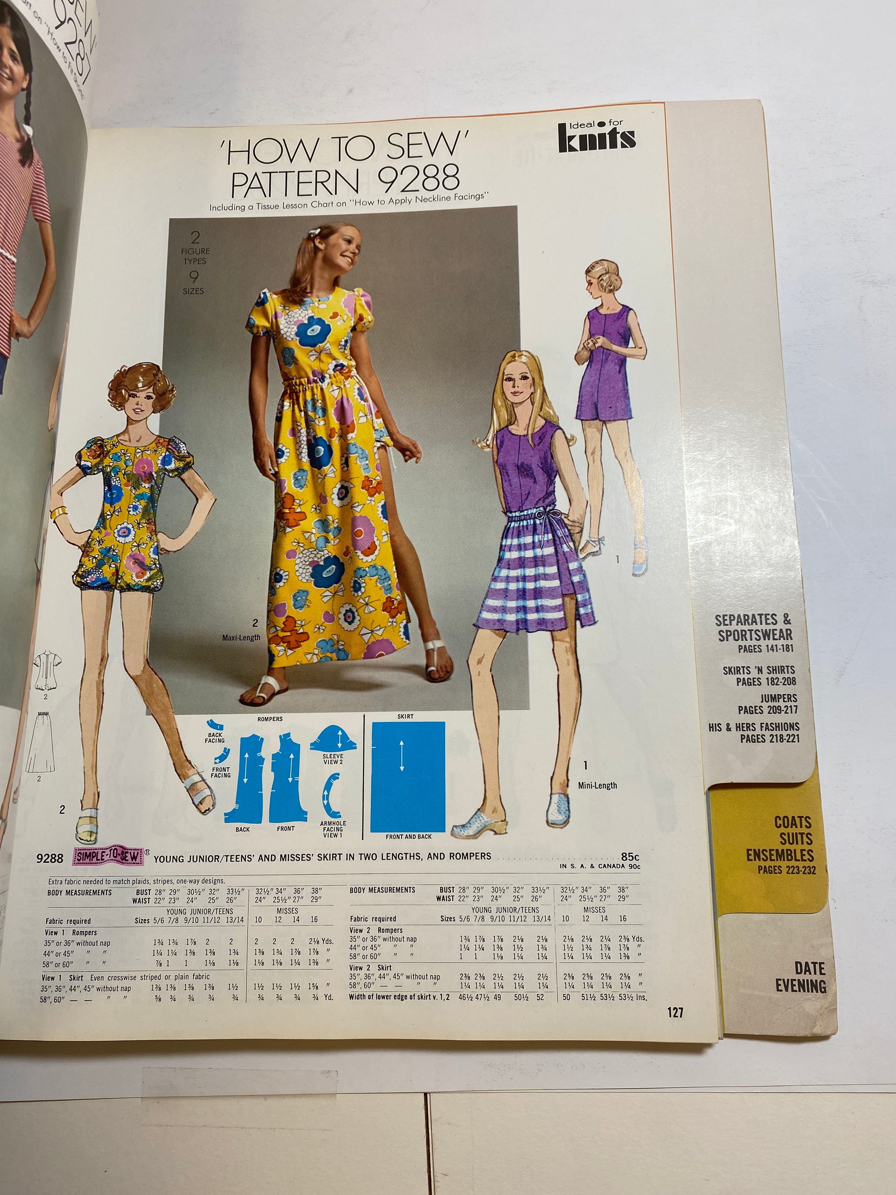 Simplicity Summer 1971 Counter Catalog Book