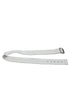 White Fabric Softball Belt Unisex Size M