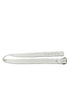 White Fabric Softball Belt Unisex Size M