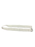 White Fabric Softball Belt Unisex Size L