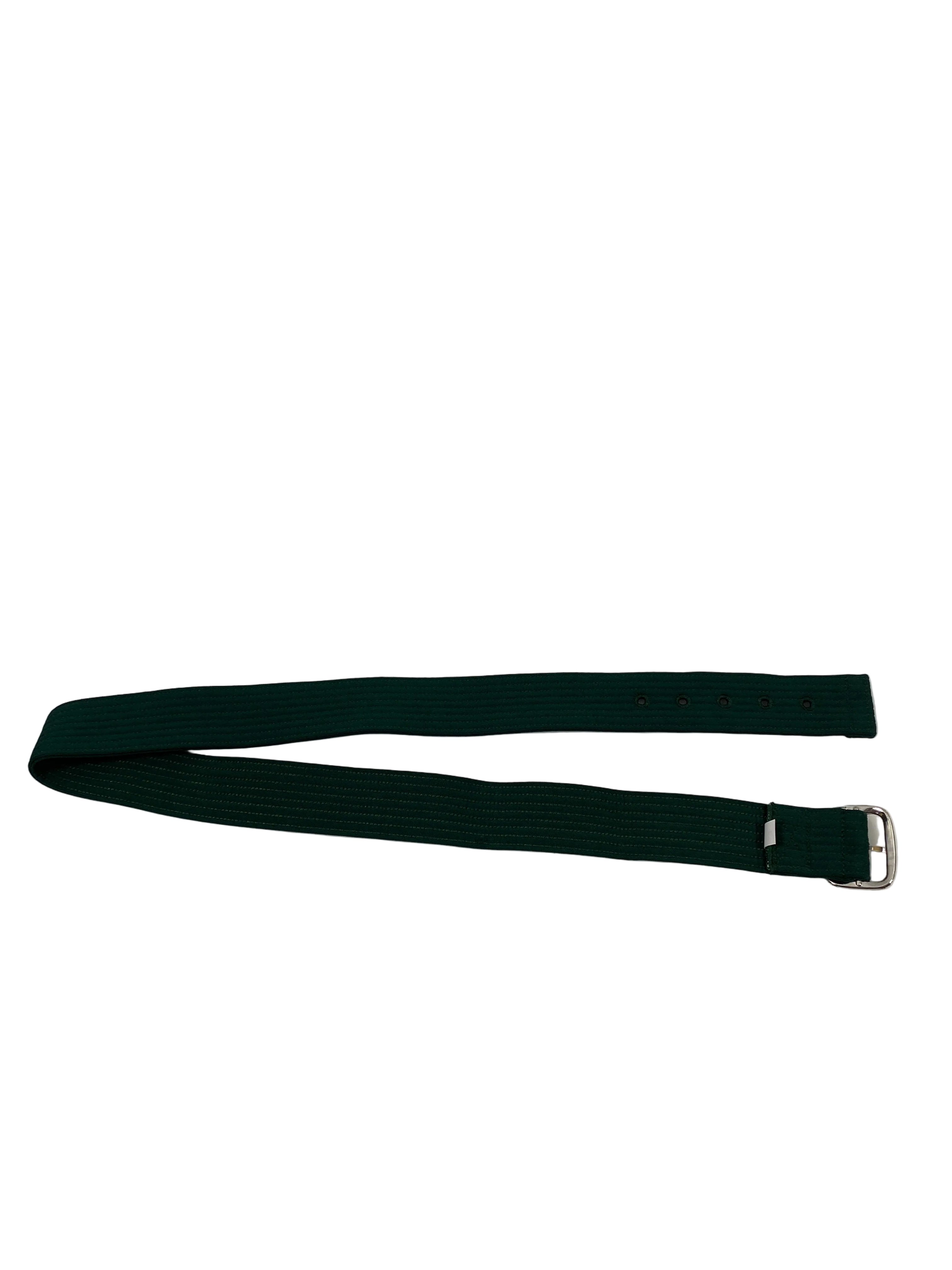 Green Fabric Softball Belt Unisex Size L