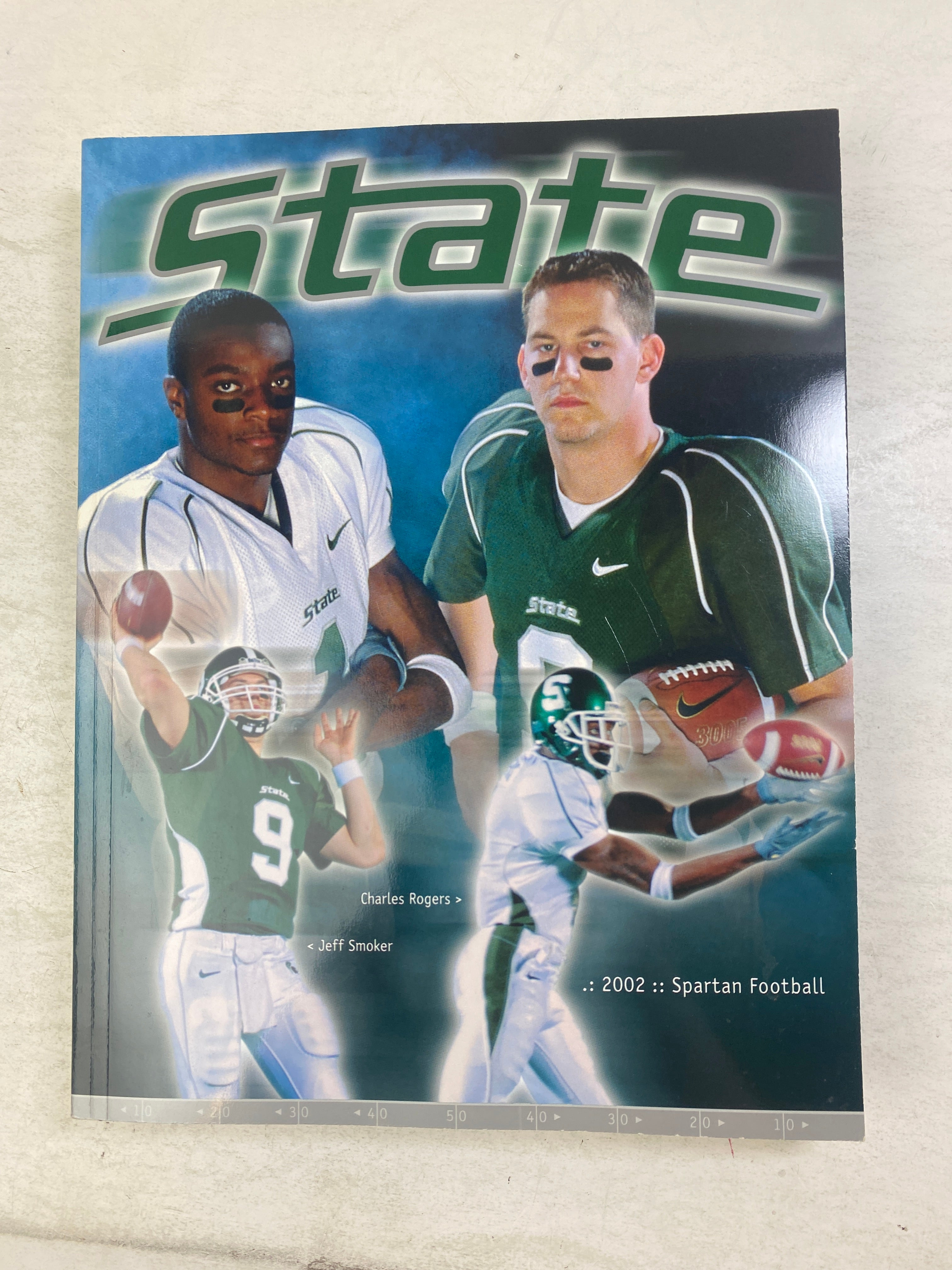 2002 MSU Spartan Football Media Guide Rogers Smoker