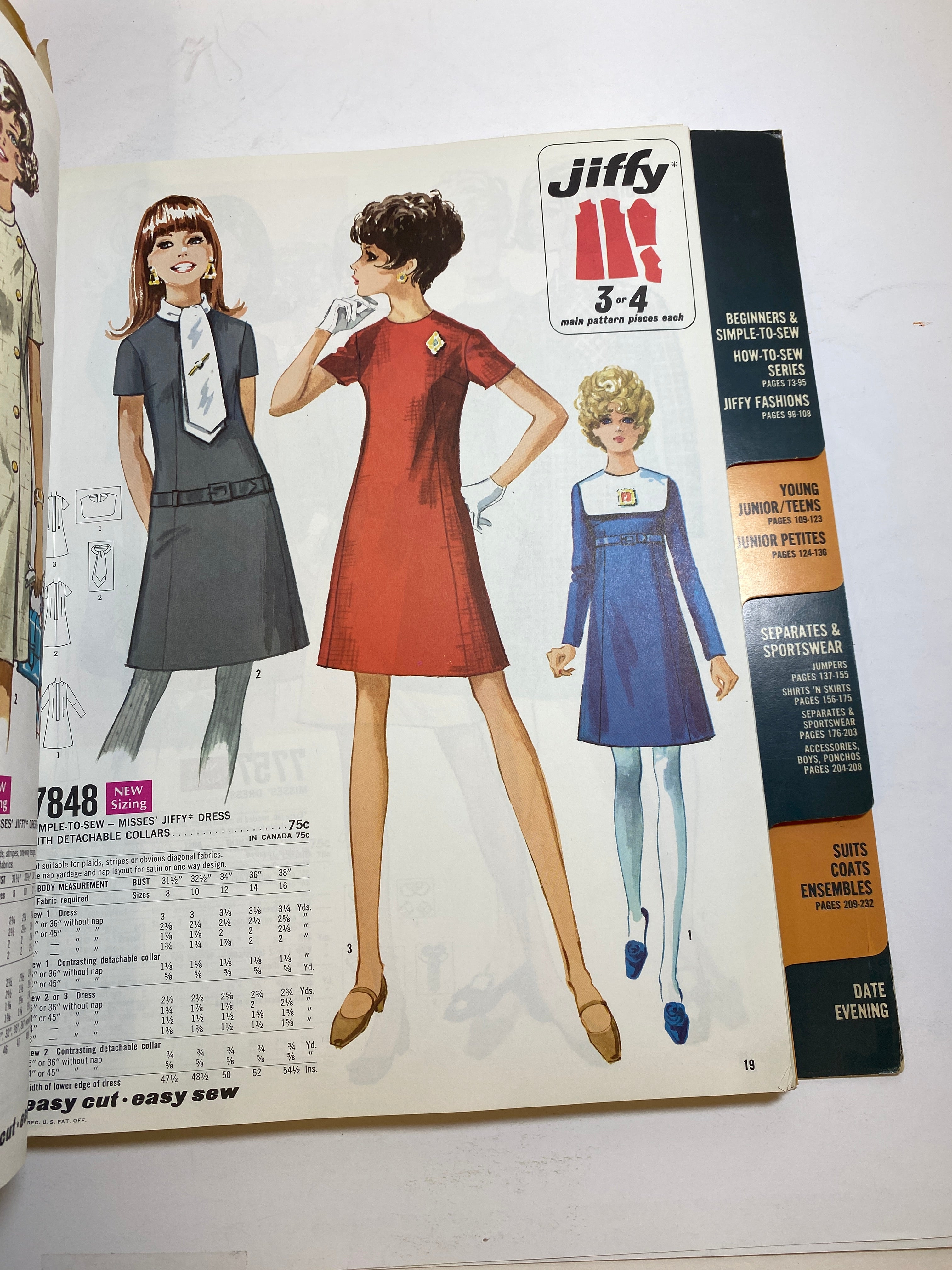 Simplicity 1968 School Counter Catalog Book