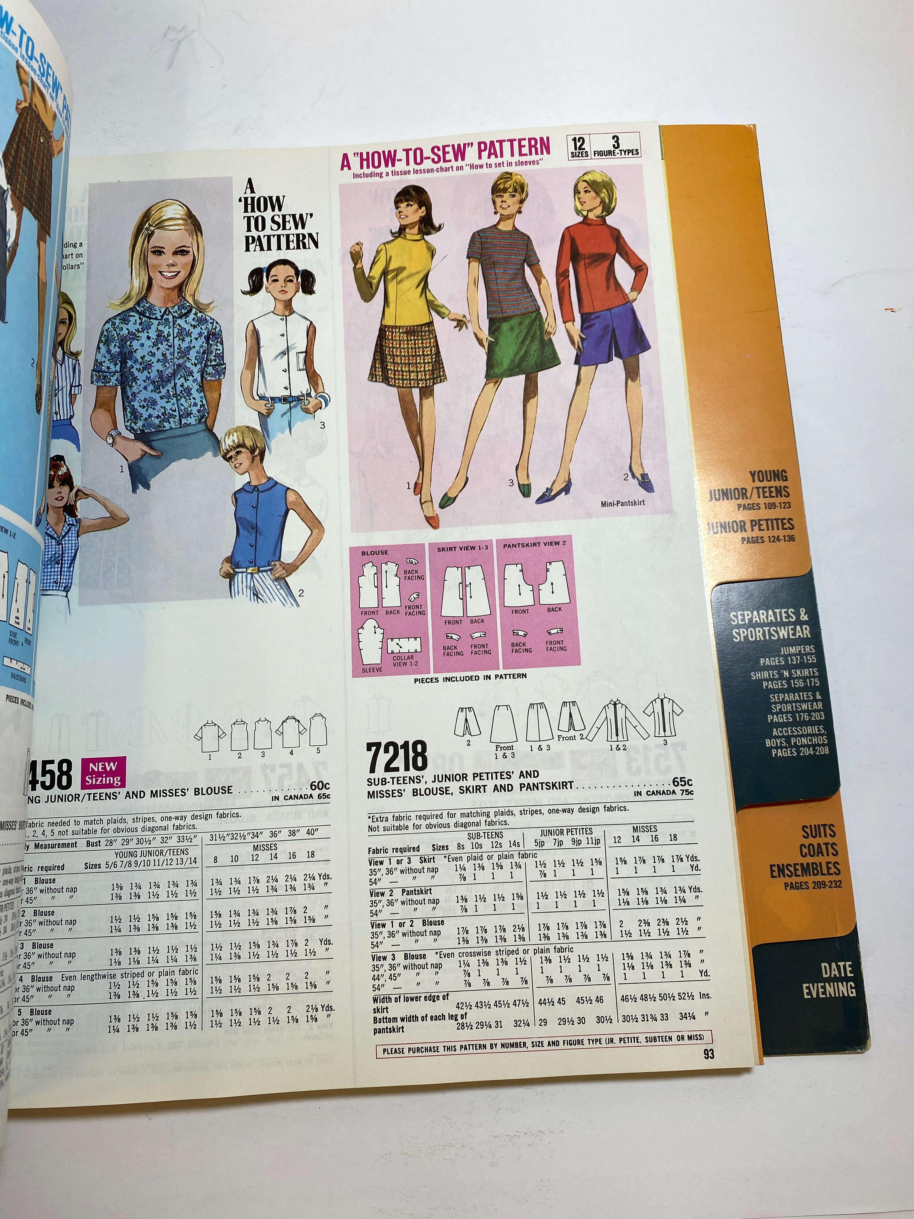 Simplicity 1968 School Counter Catalog Book
