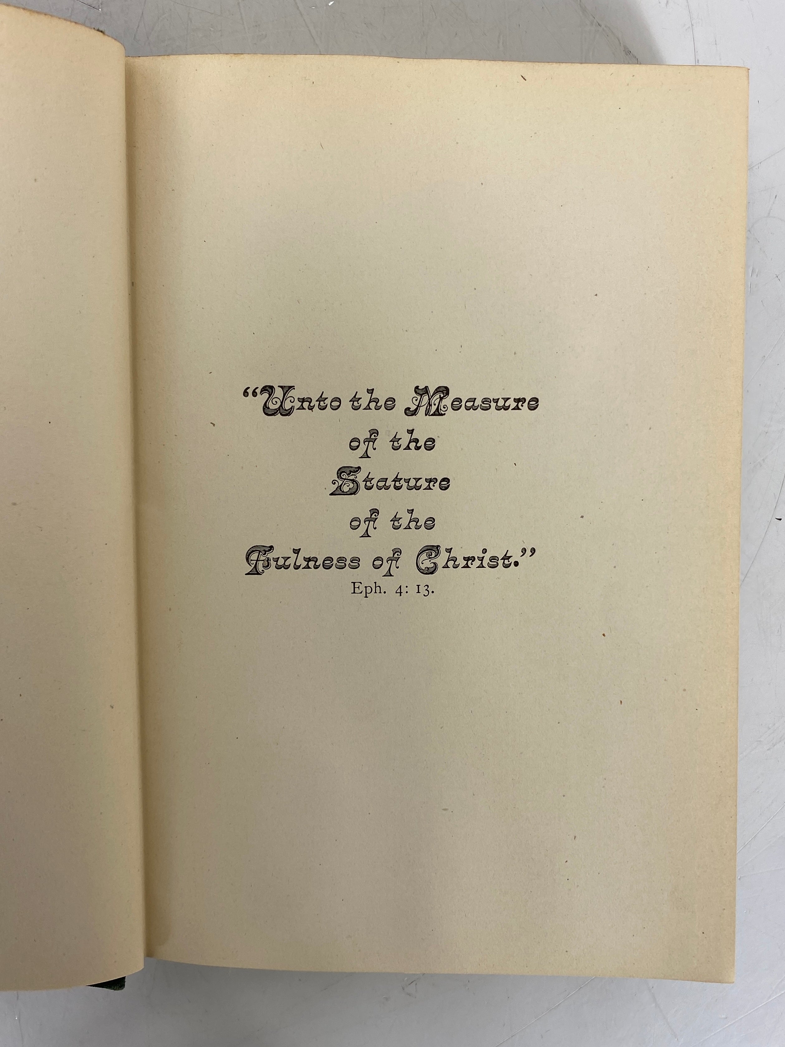 2 Edwin Faxon Osborn Volumes: Christian Growth/Foundation Stones 1896-1906 HC