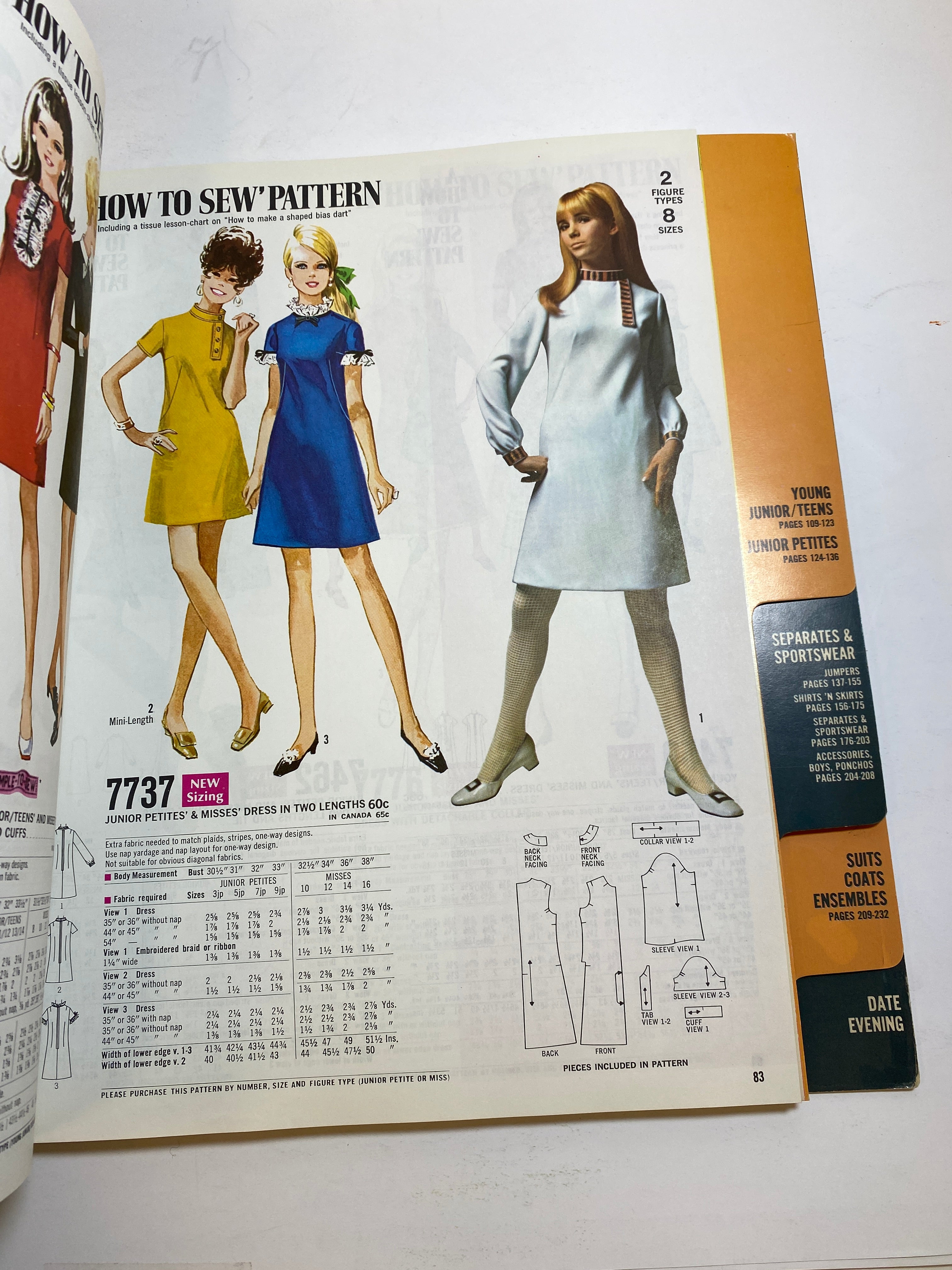 Simplicity 1968 School Counter Catalog Book
