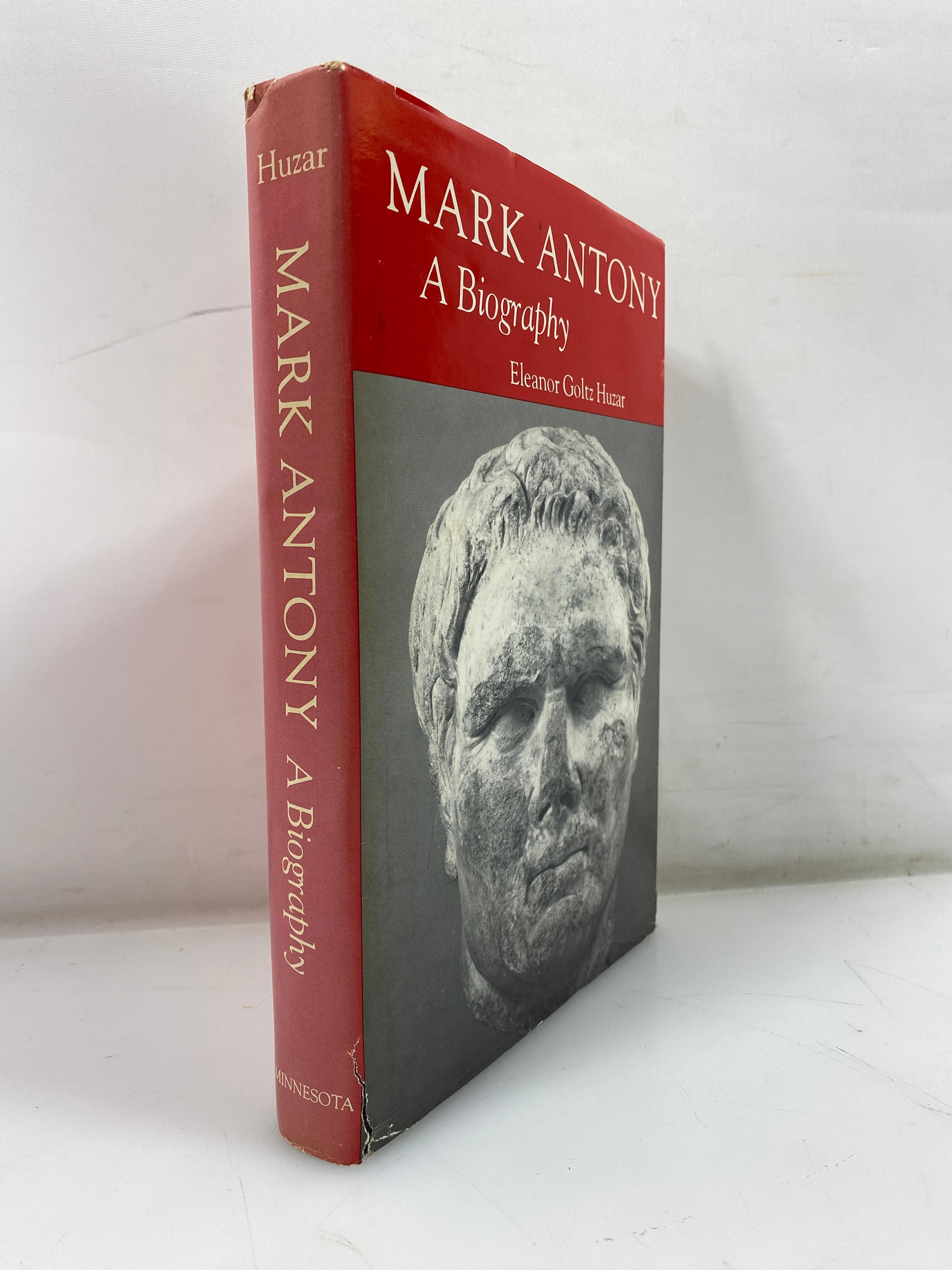 Mark Antony Biography by Huzar 1978 HCDJ *Signed*