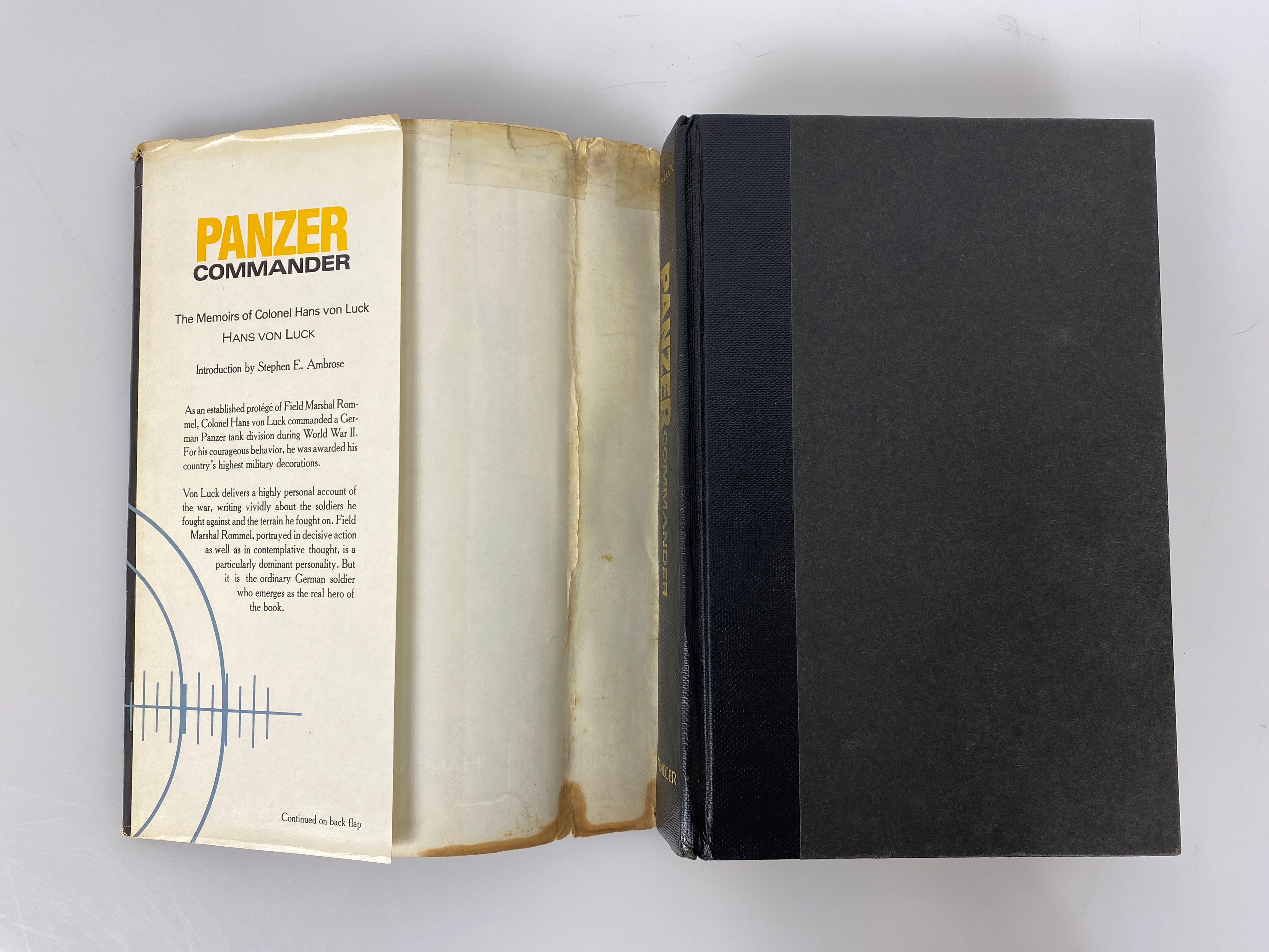 Panzer Commander The Memoirs of Colonel Hans von Luck 1989 1st Edition HC DJ