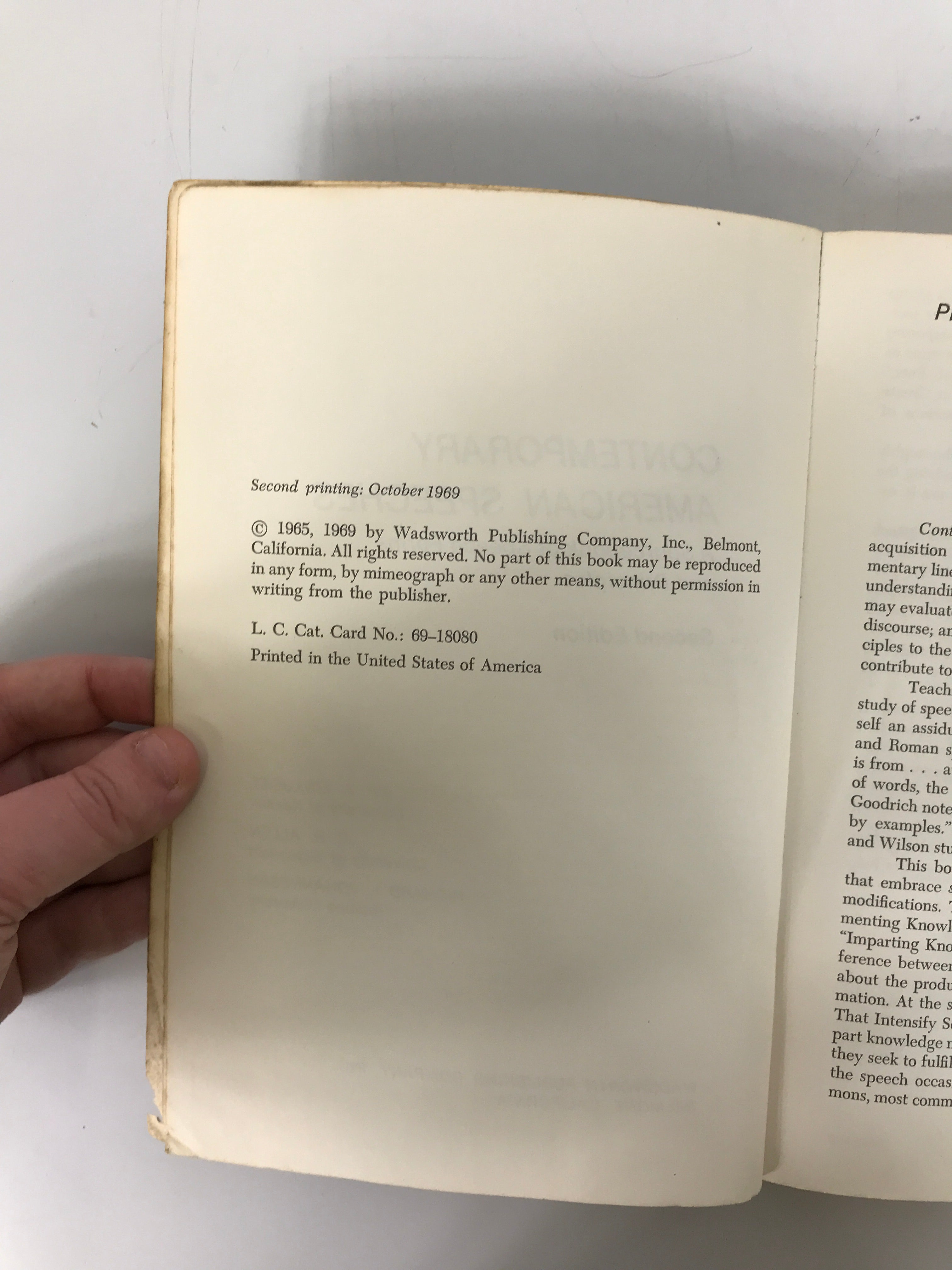 Lot of 2 Vintage Public Speaking Books by Linkugel:1970, 1st & 1969, 2nd SC