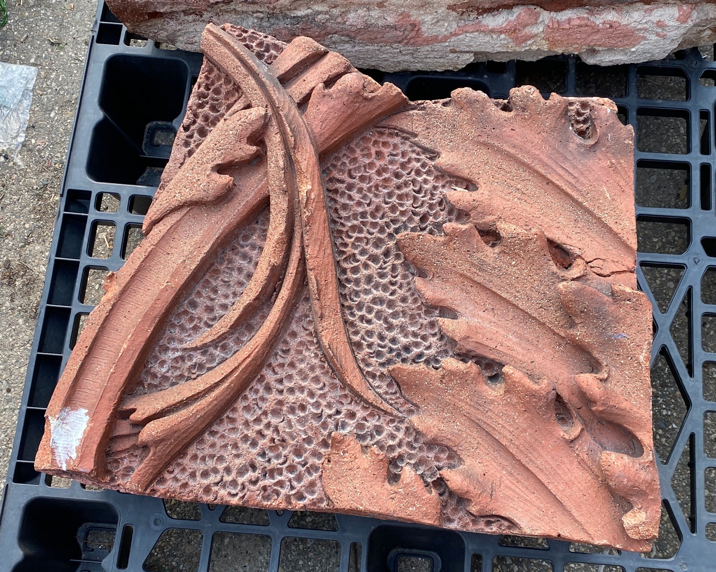 Red "Sandstone" Old Lansing Architecture Piece #3