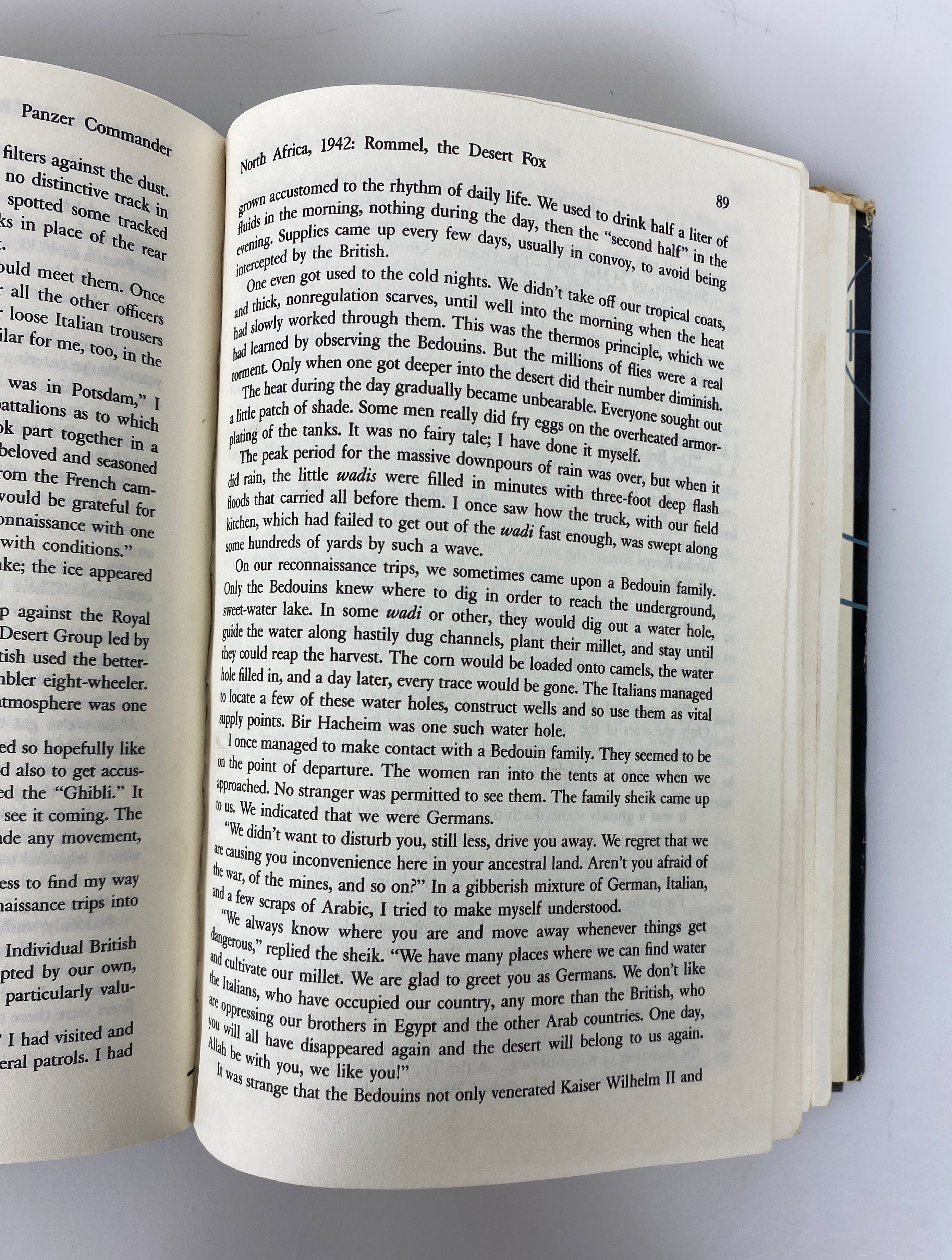 Panzer Commander The Memoirs of Colonel Hans von Luck 1989 1st Edition HC DJ