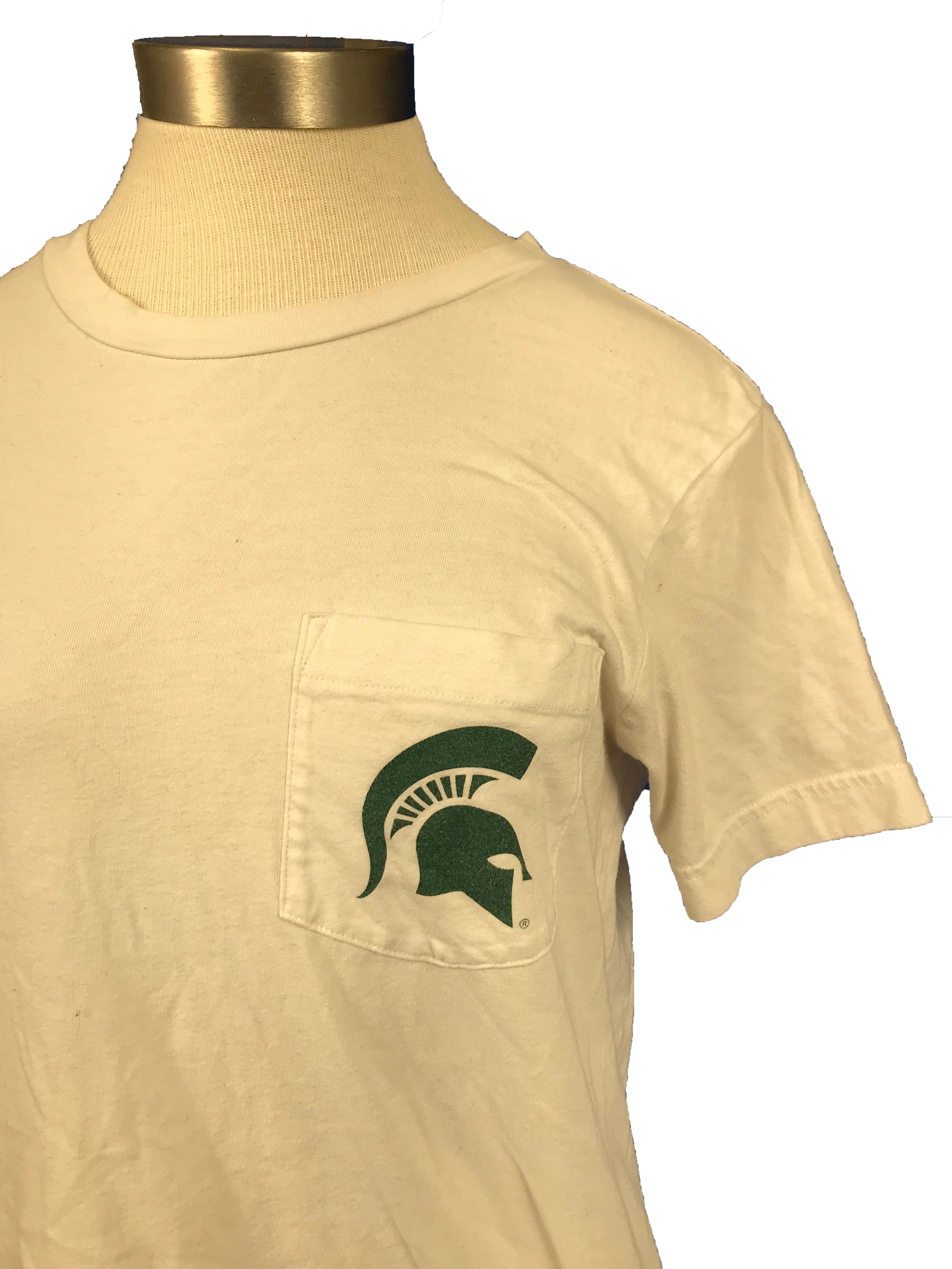 Nike Women's Michigan State Spartans White Student Body T-Shirt, Small