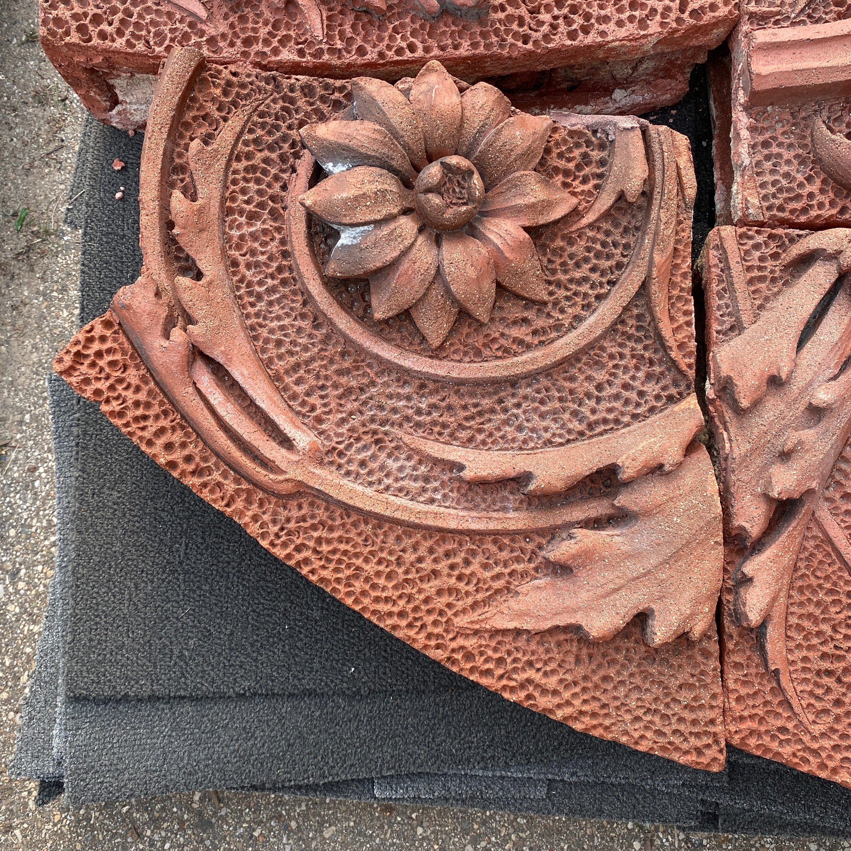 Red "Sandstone" Old Lansing Architecture Piece #4