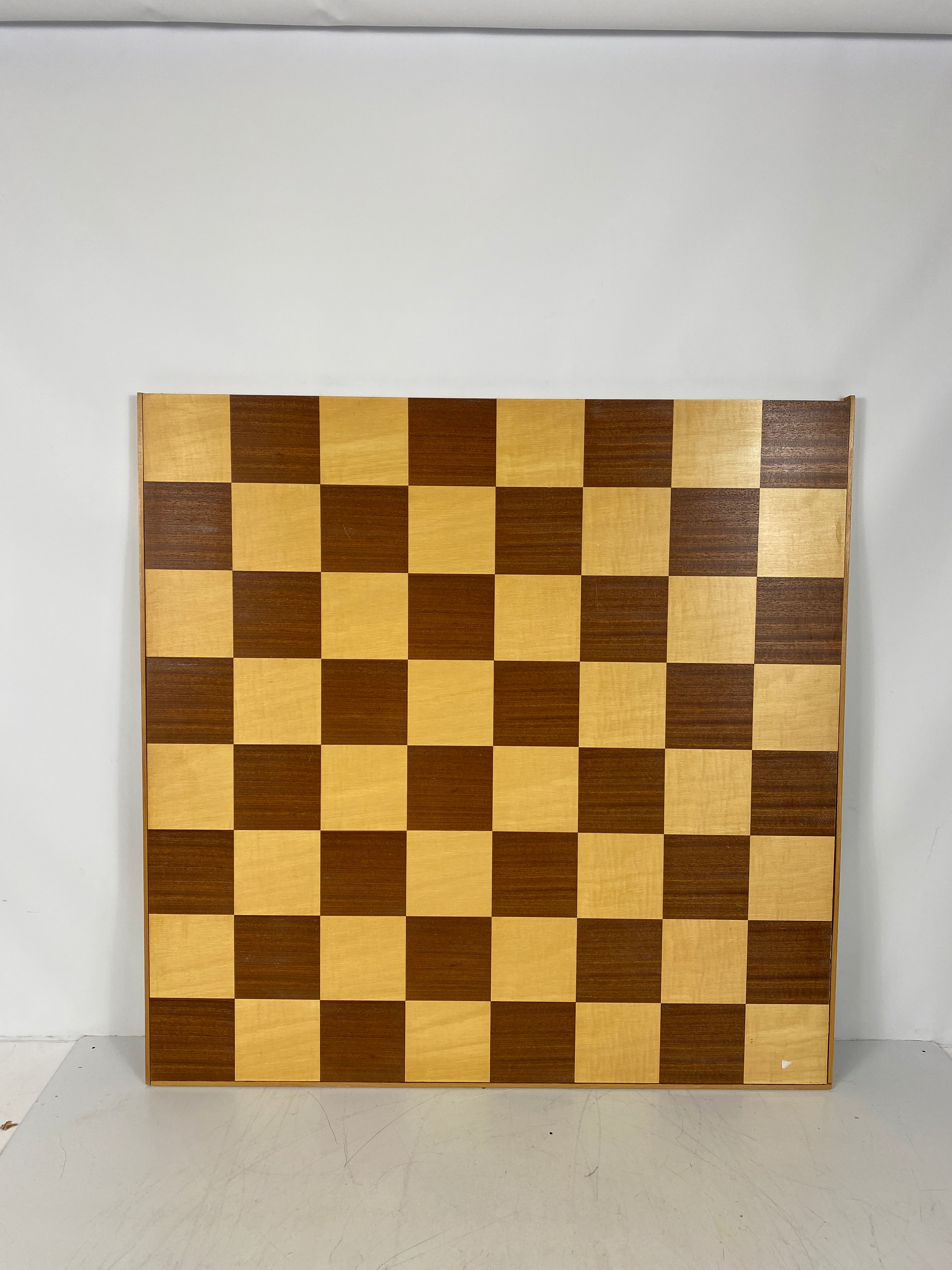 Large Wooden Checker/Chess Board Game Board