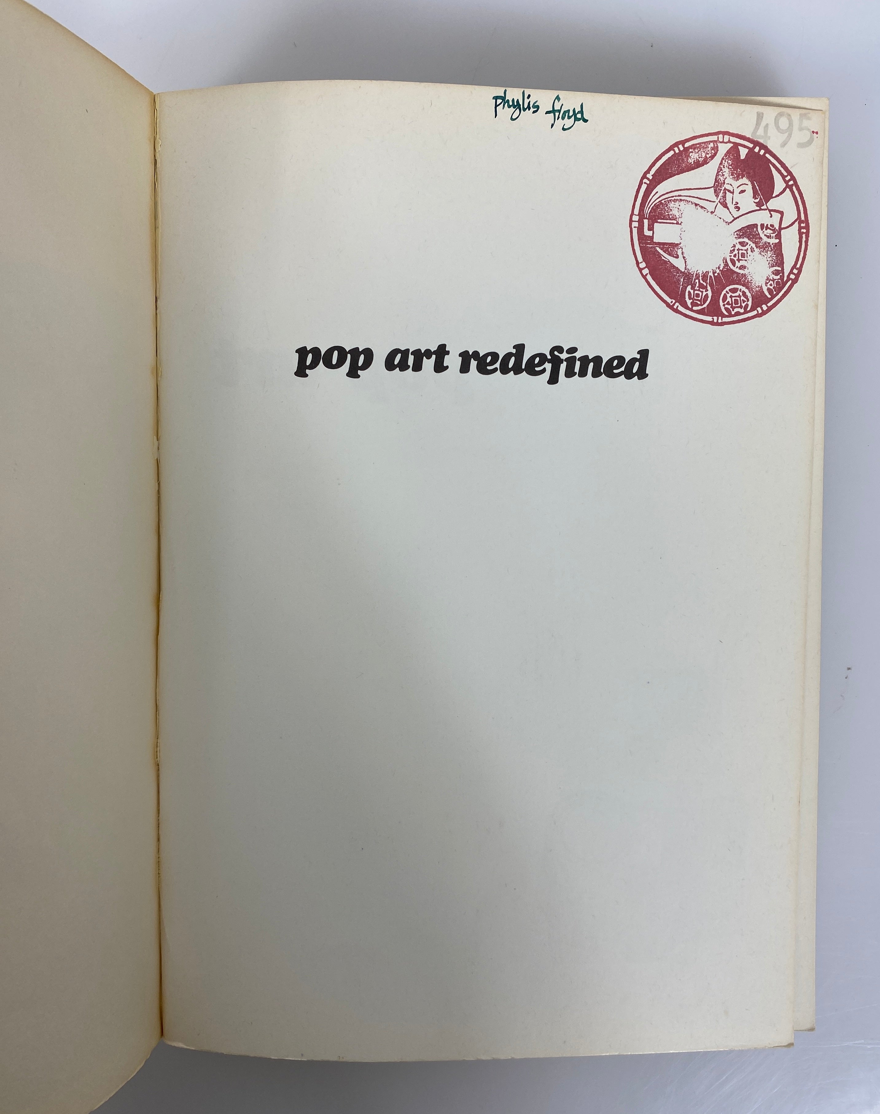2 Vols: Pop Art Redefined 1969/Other Criteria Confrontations w 20th C Art 1972