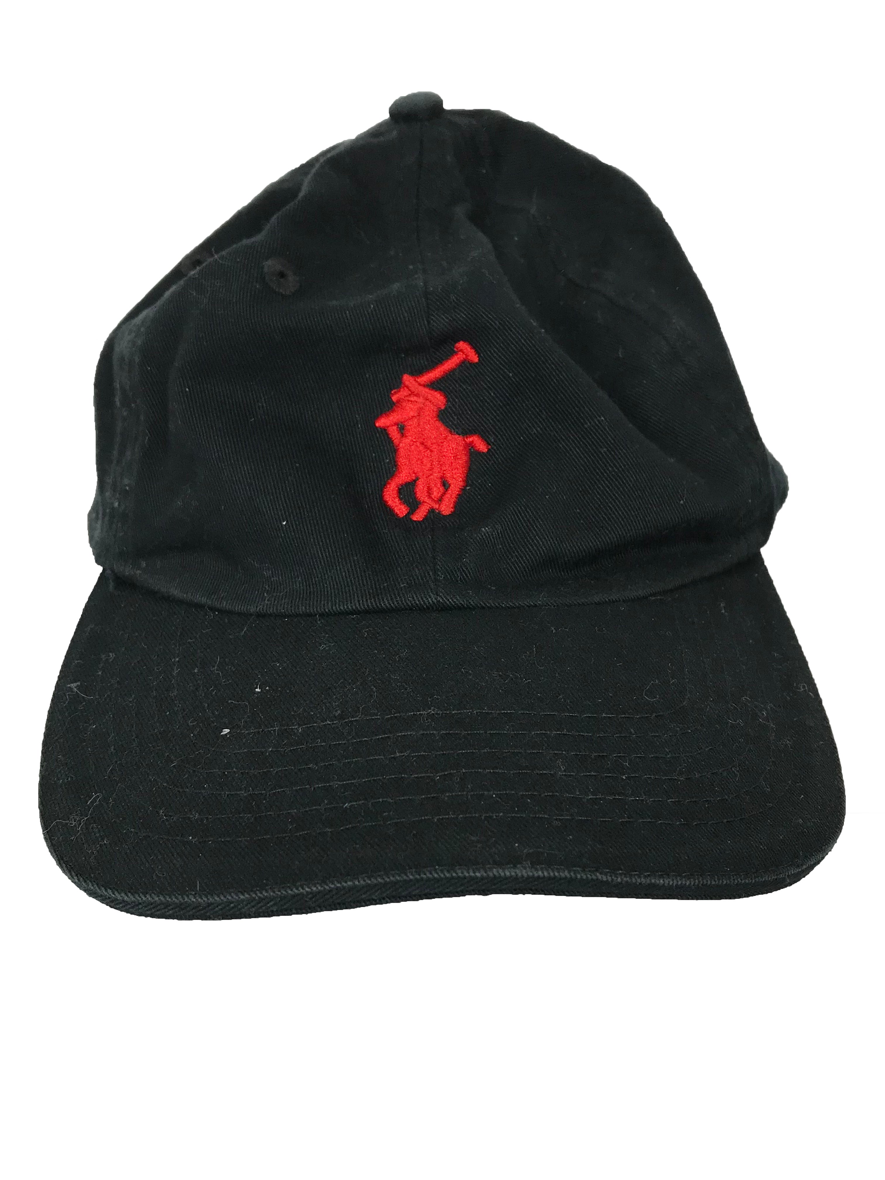 Polo by Ralph Lauren Black Adjustable Hat