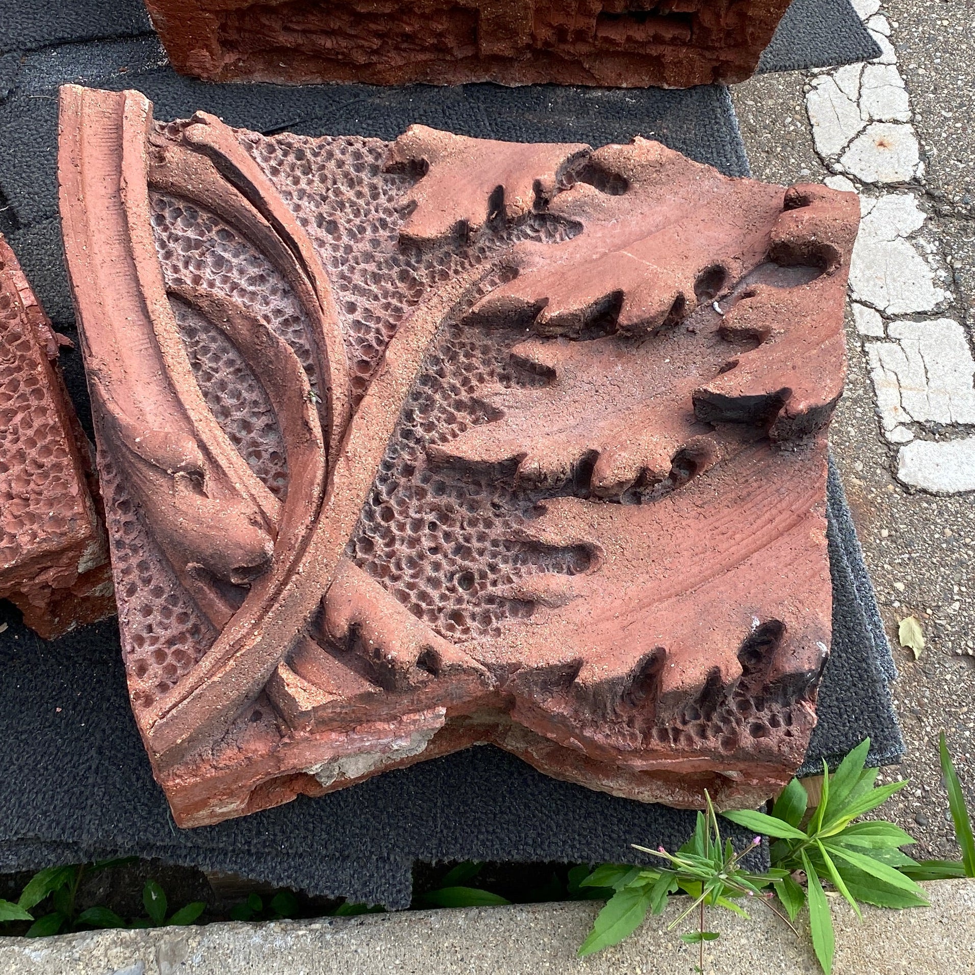 Red "Sandstone" Old Lansing Architecture Piece #9