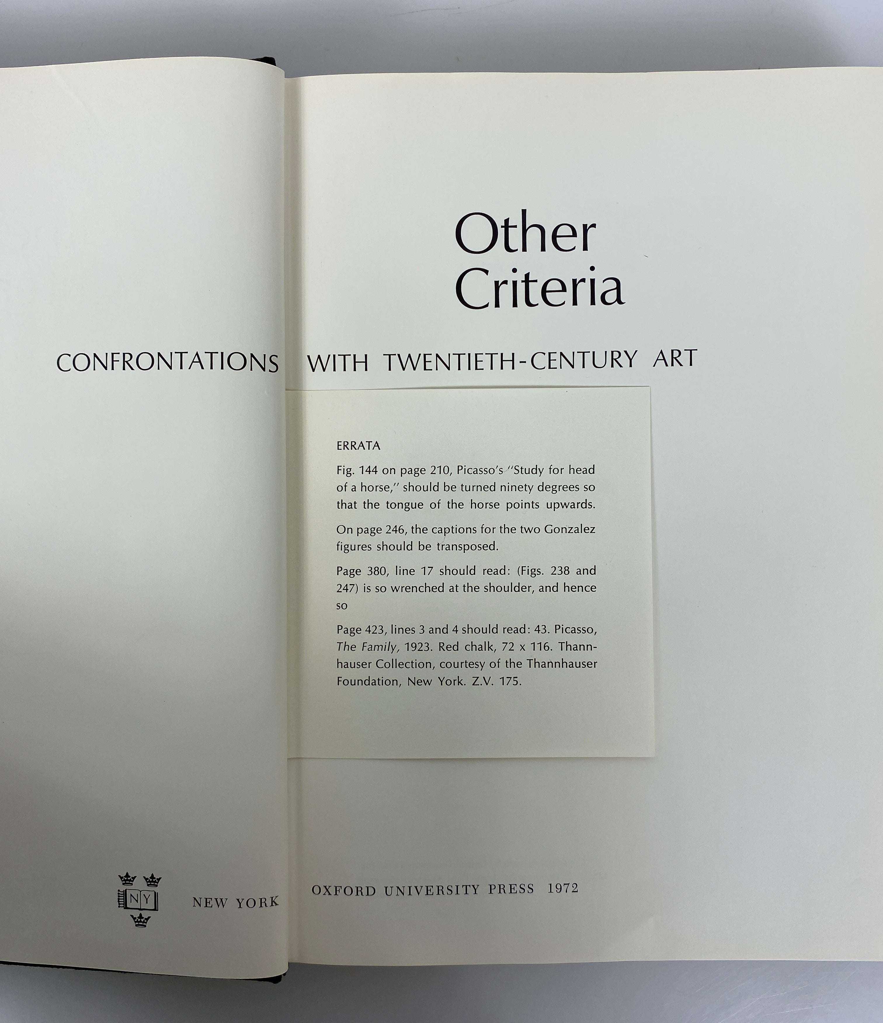 2 Vols: Pop Art Redefined 1969/Other Criteria Confrontations w 20th C Art 1972
