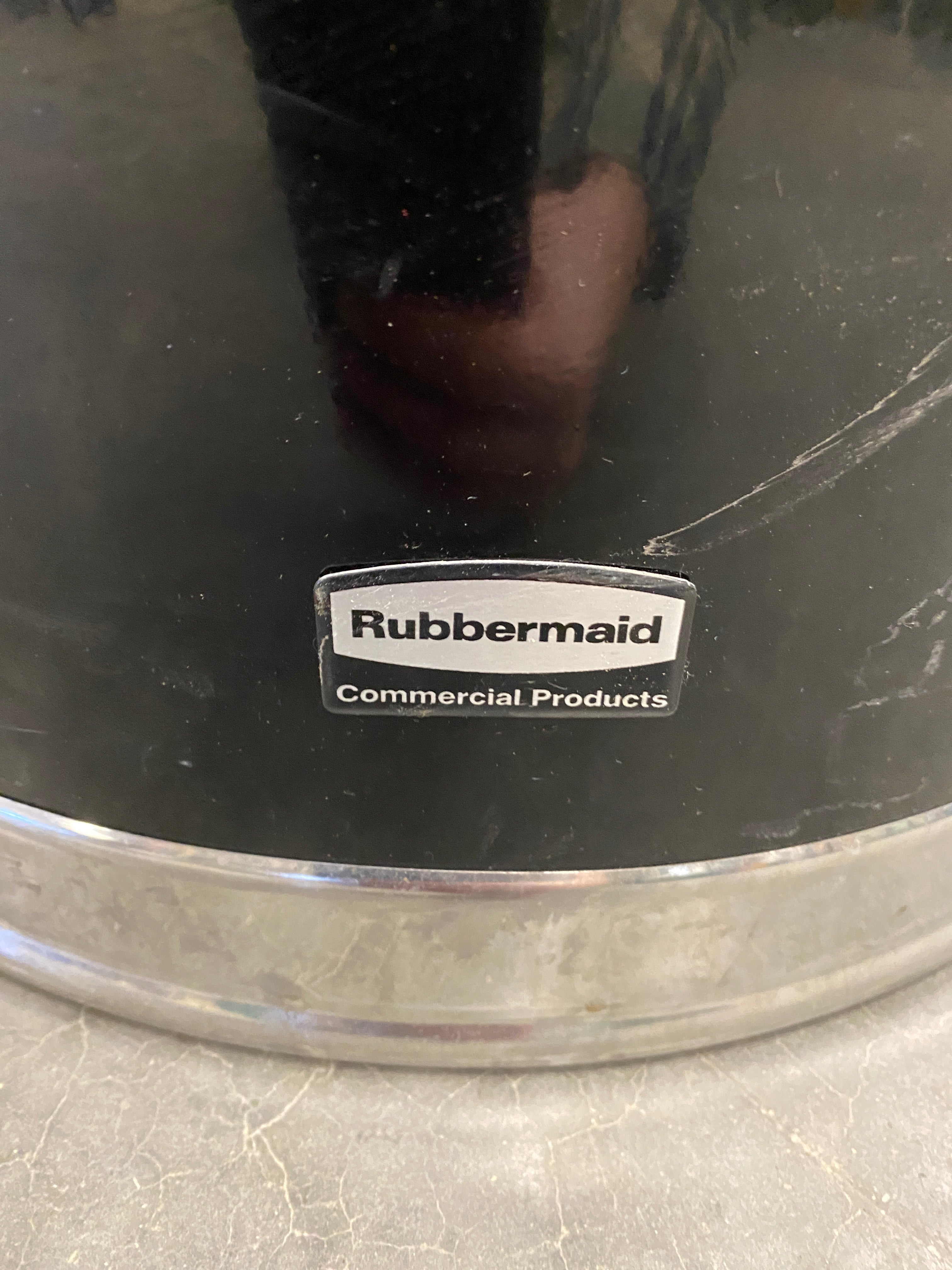 Rubbermaid Commercial Metal Trash Bin