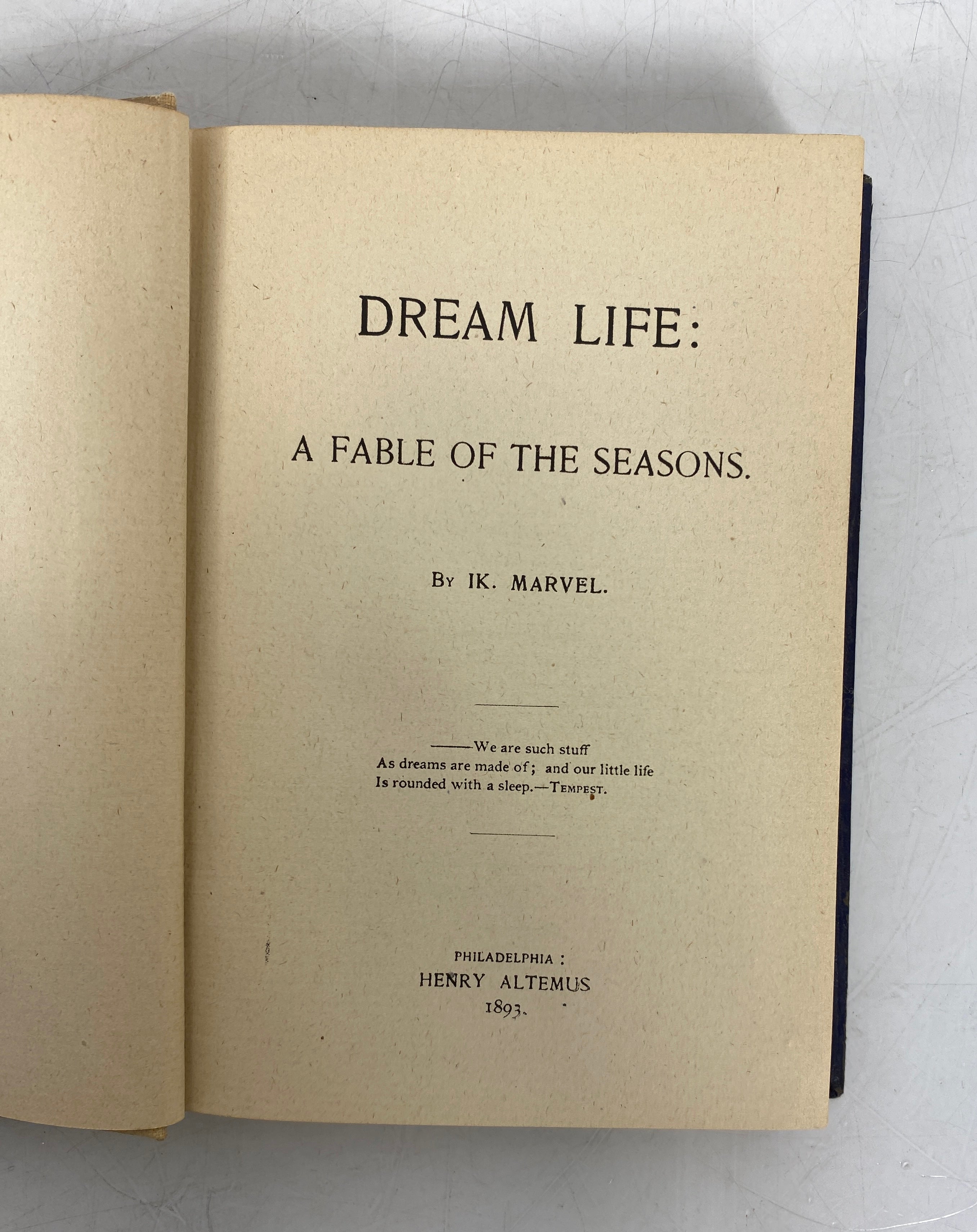 3 Vols: Dream Life/Laddie & Miss Toosey's Mission/The Amateur Emigrant Antiq HC