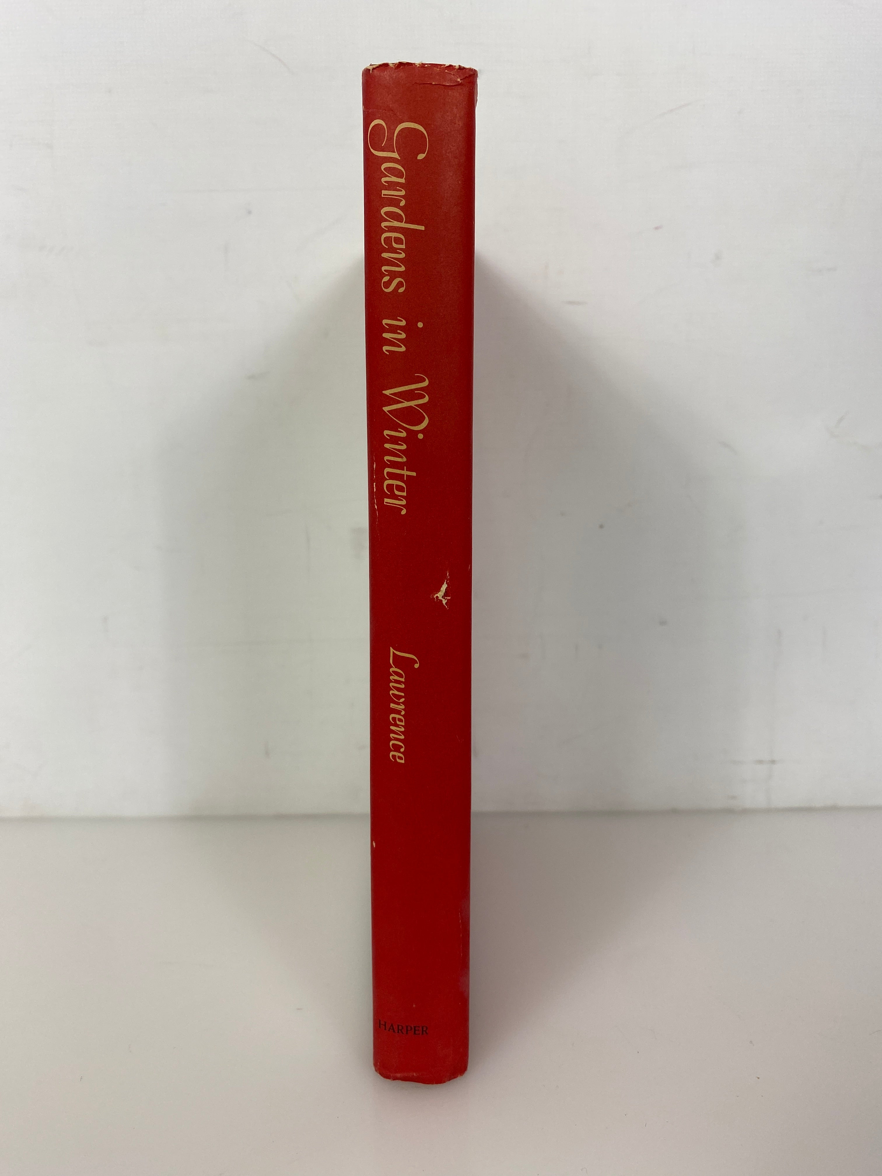 Gardens in Winter by Elizabeth Lawrence 1961 Book Club Edition HCDJ