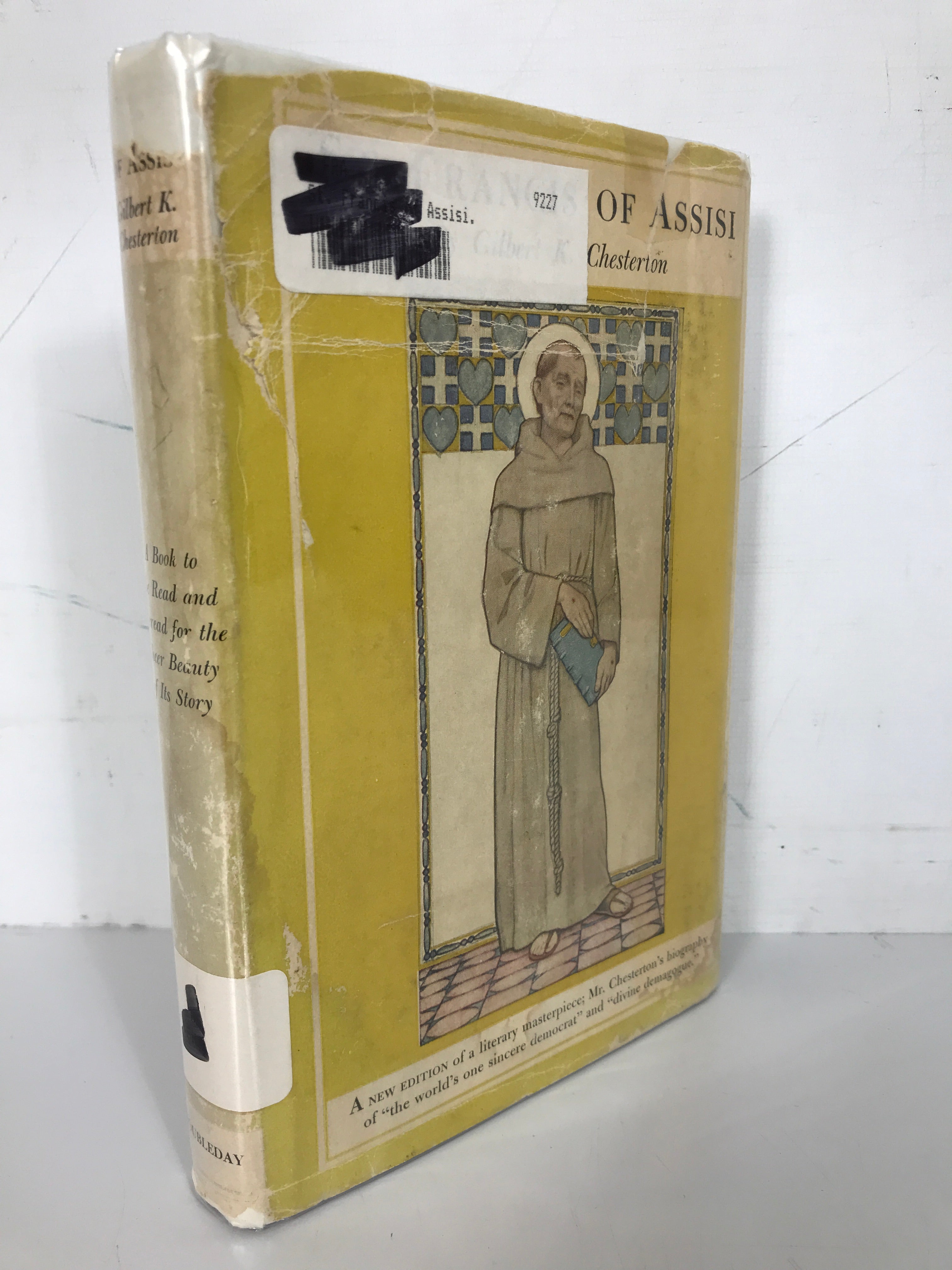St. Francis of Assisi by G.K. Chesterton 1950 Reprint HC DJ Ex-Lib