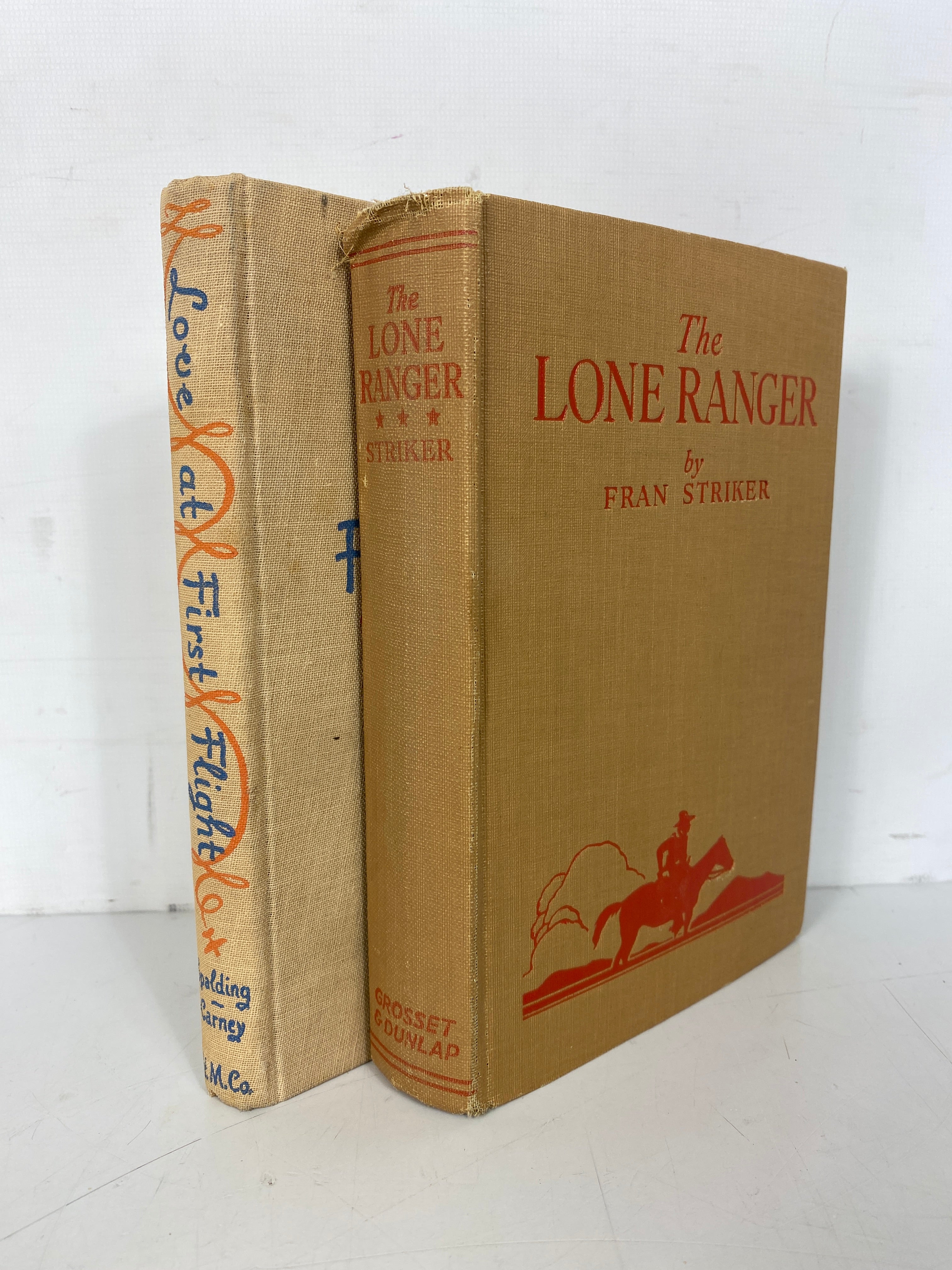 Lot of 2: The Lone Ranger (1936,1st)/Love at First Flight (1943) HC