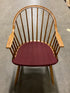 Gar Products Red Upholstered Wooden Frame Chair