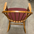 Gar Products Red Upholstered Wooden Frame Chair
