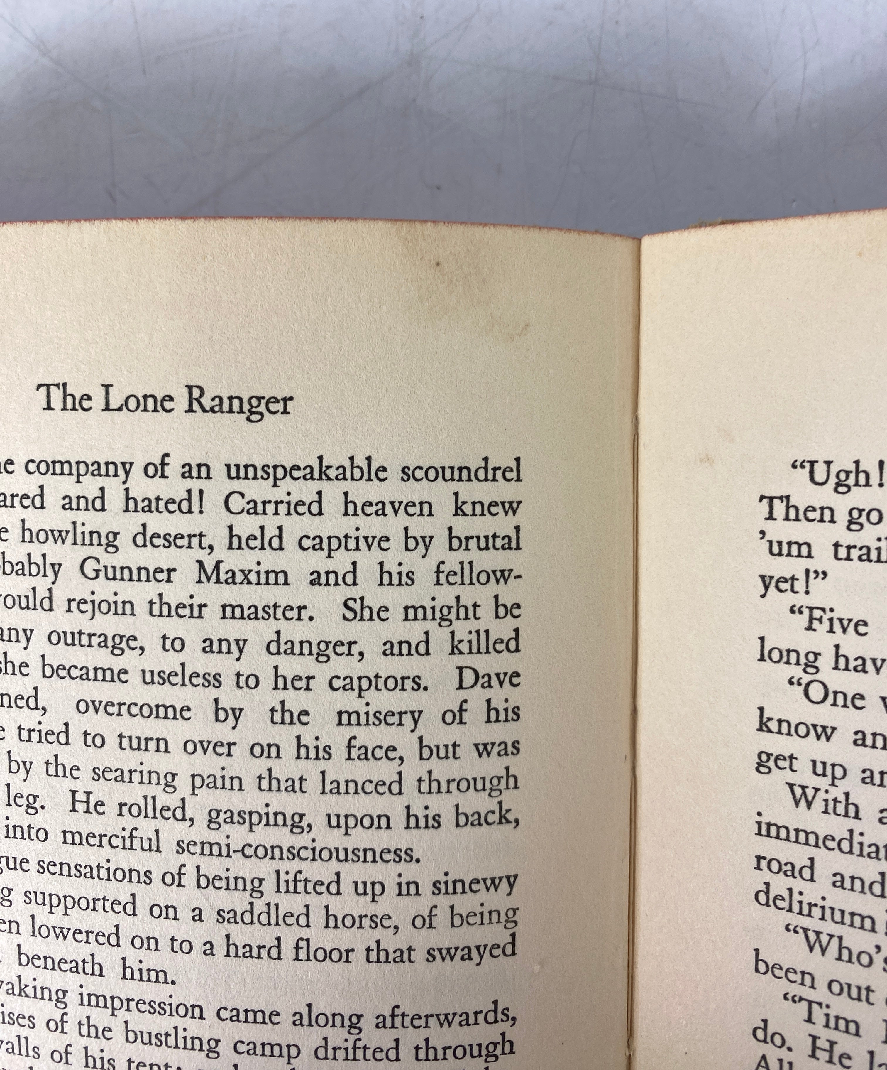 Lot of 2: The Lone Ranger (1936,1st)/Love at First Flight (1943) HC
