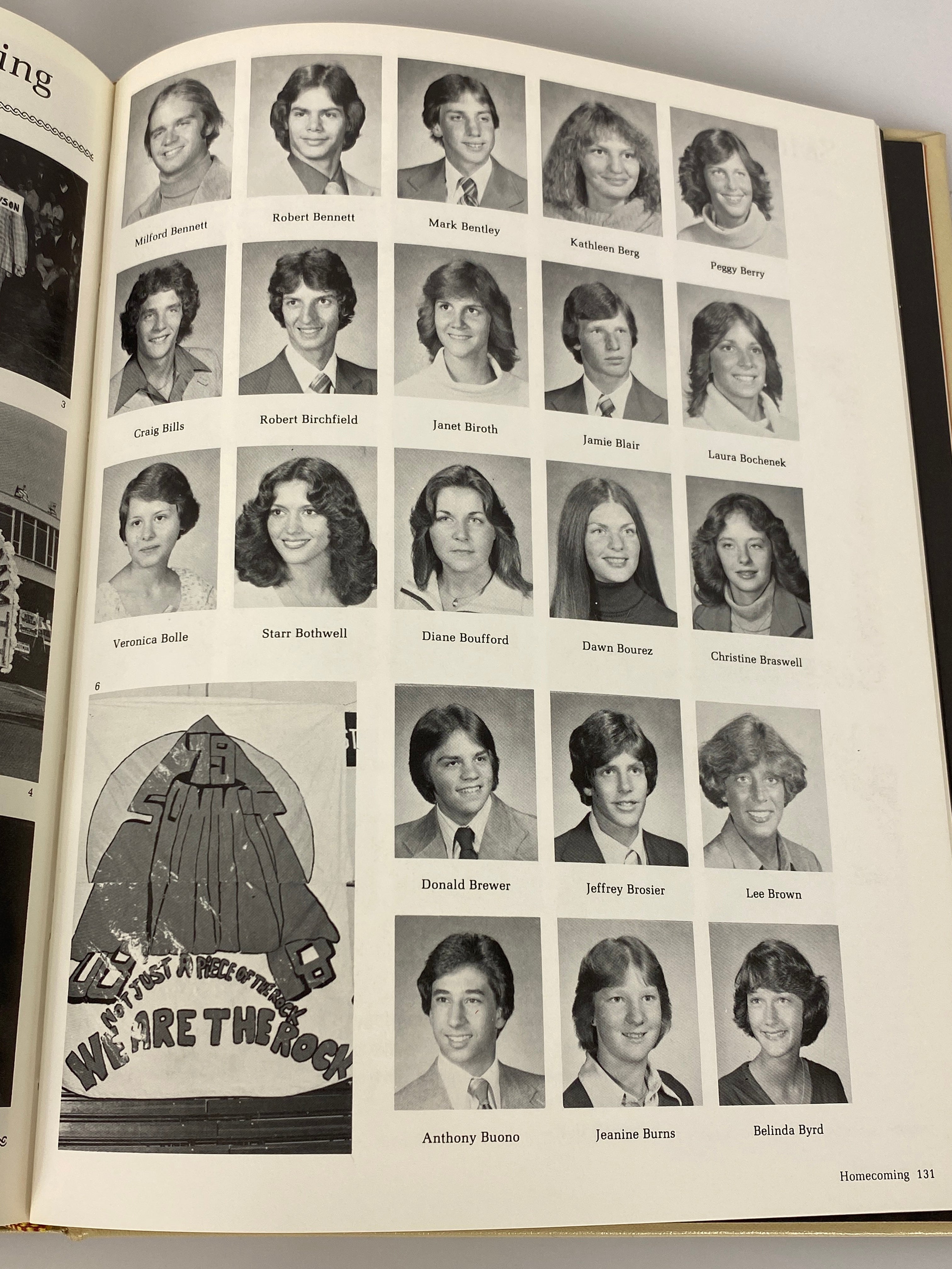 1979 Rochester High School Yearbook "Falcon" Rochester Michigan HC