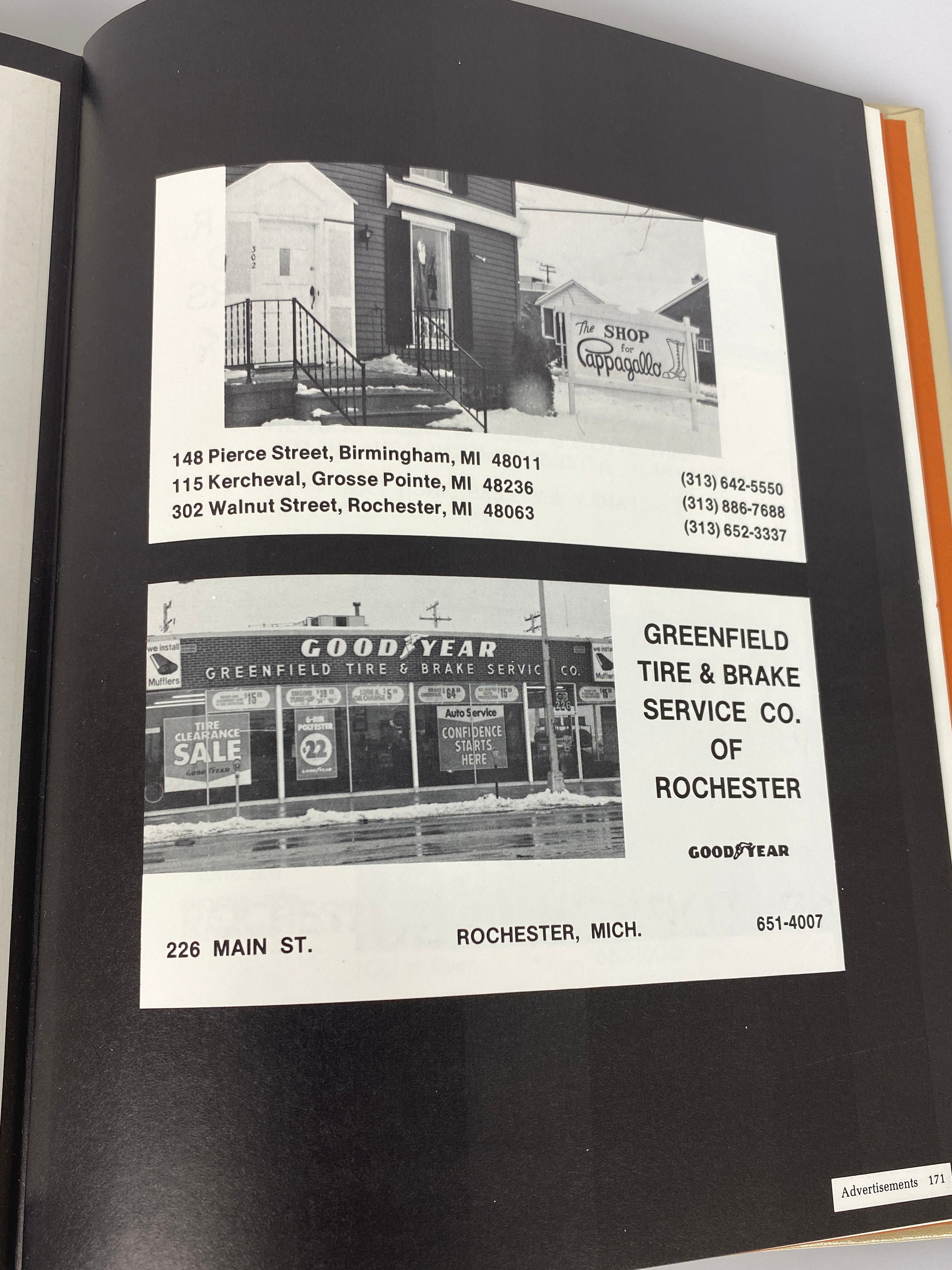1979 Rochester High School Yearbook "Falcon" Rochester Michigan HC