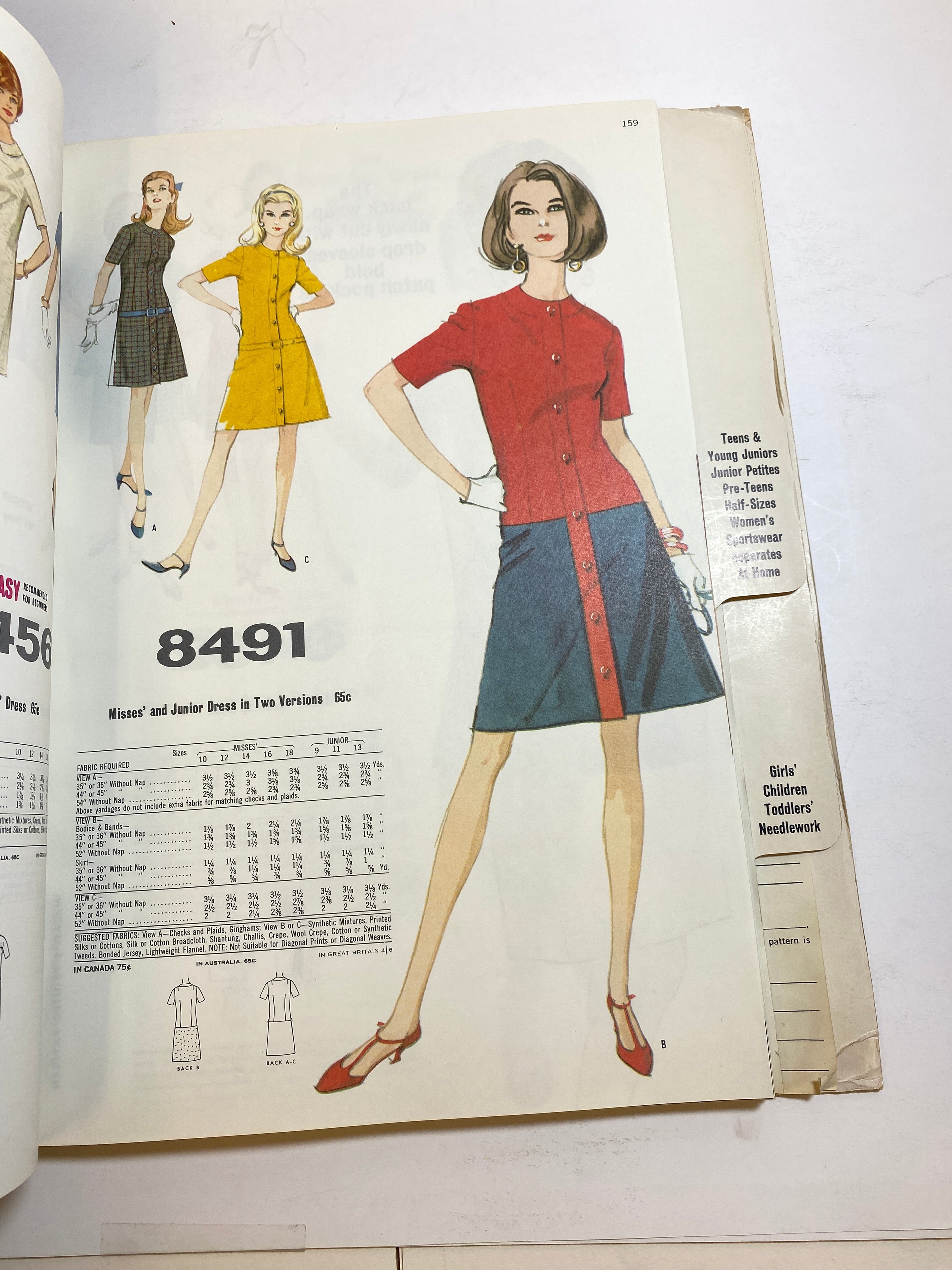 McCall's Fall 1966 School Counter Catalog Book