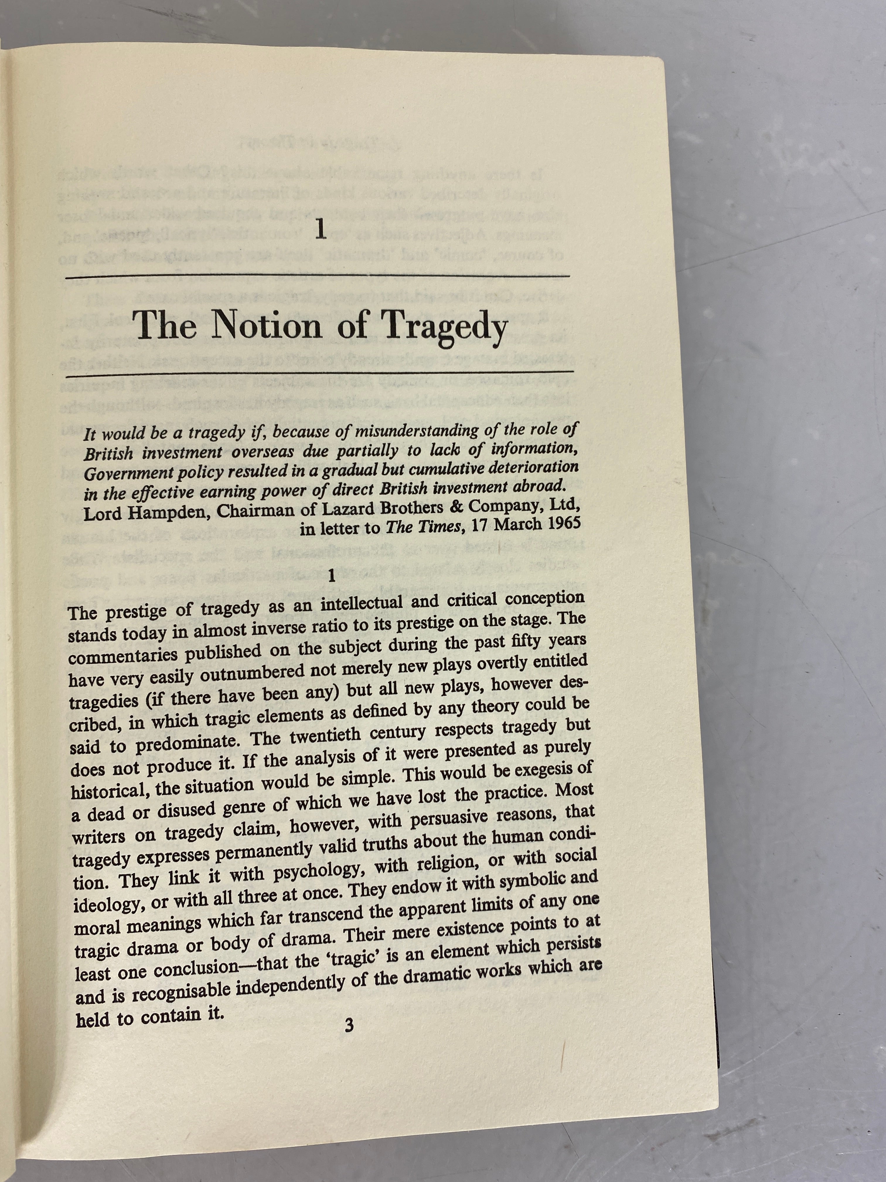 Lot of 3 Studies on Tragedy 1960-1969 HC