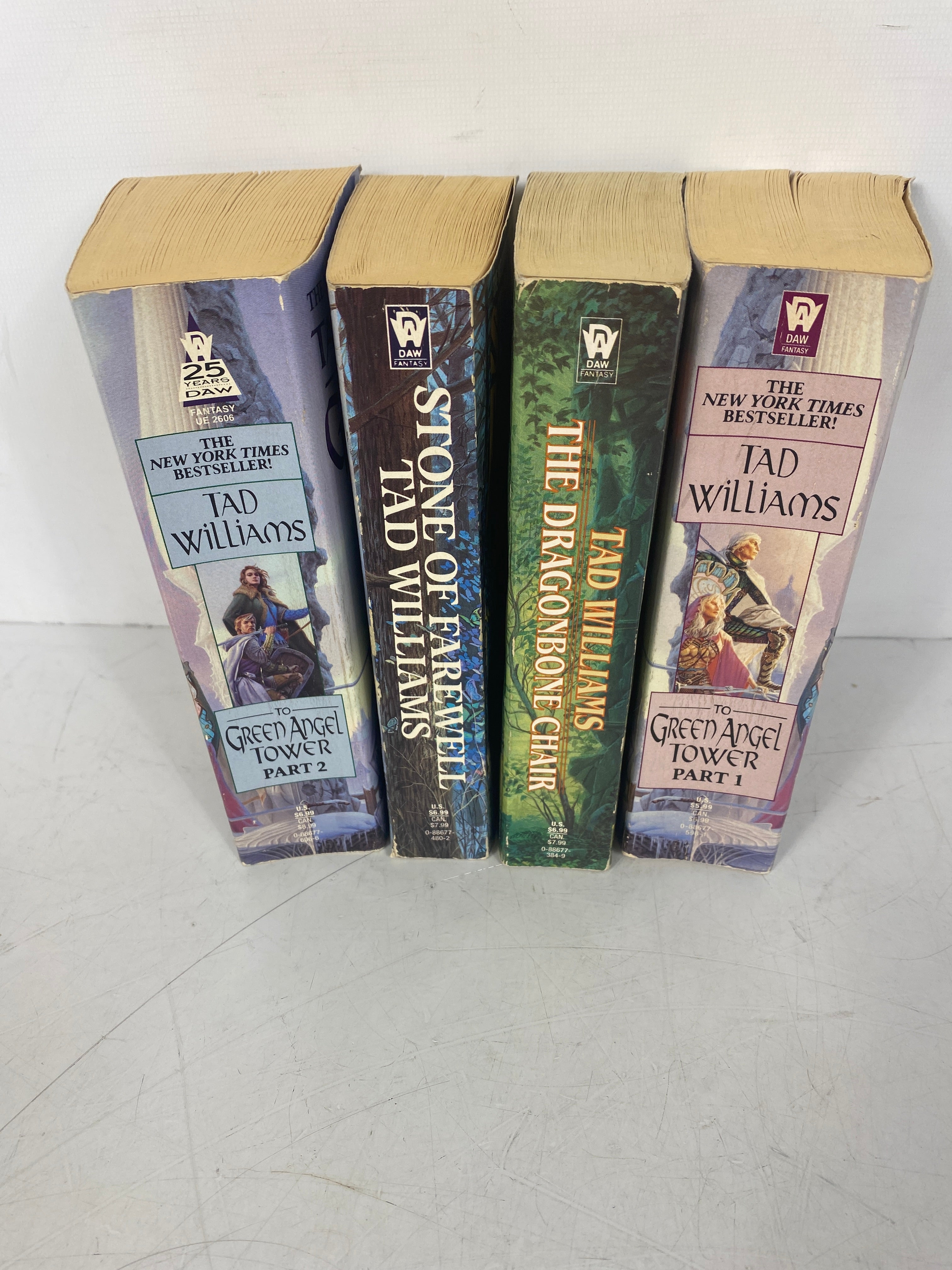 Tad Williams Fantasy Book lot of 4 Paperback SC