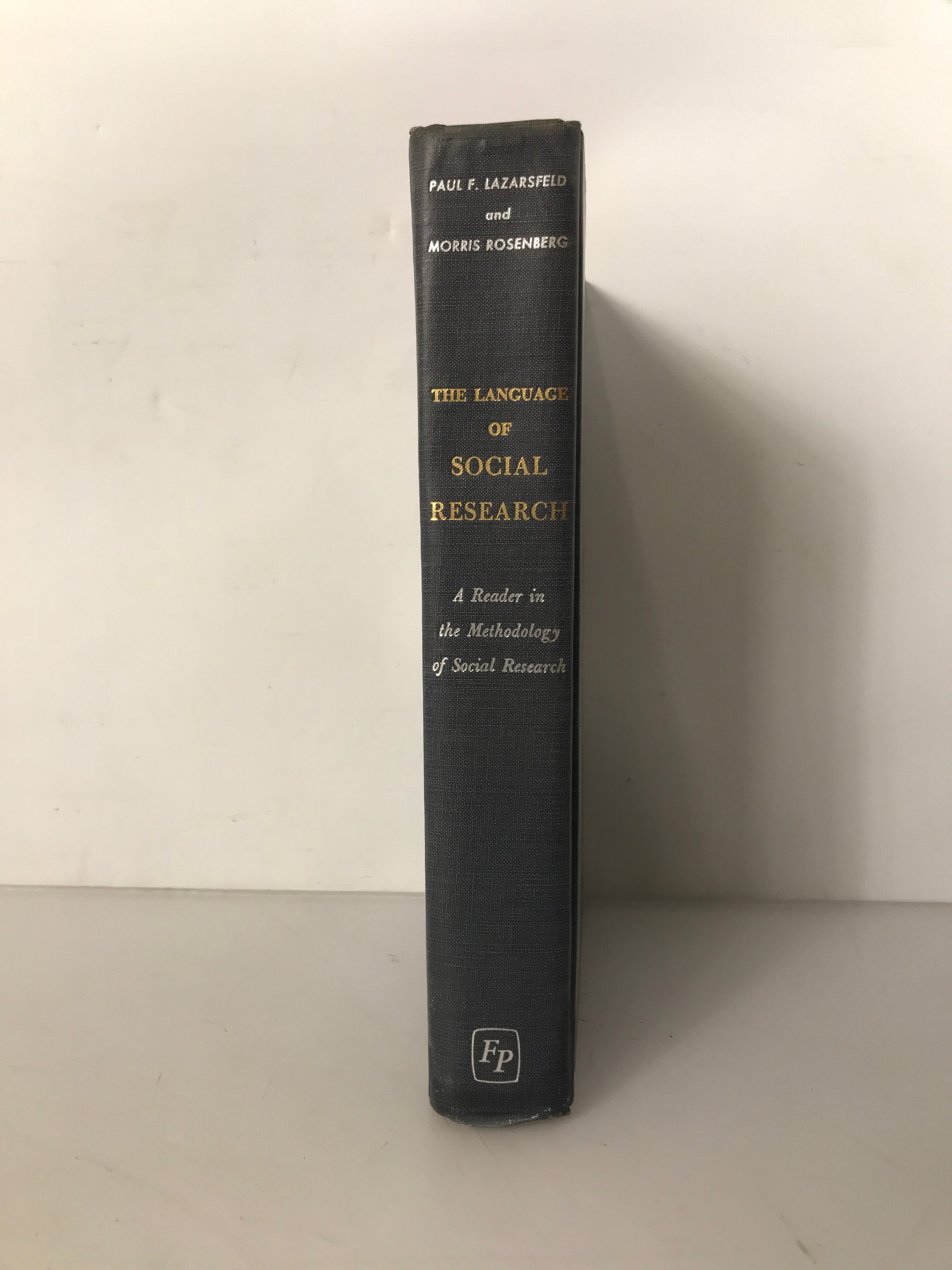 The Language of Social Research Lazarsfeld and Rosenberg 1962 Third Printing HC DJ