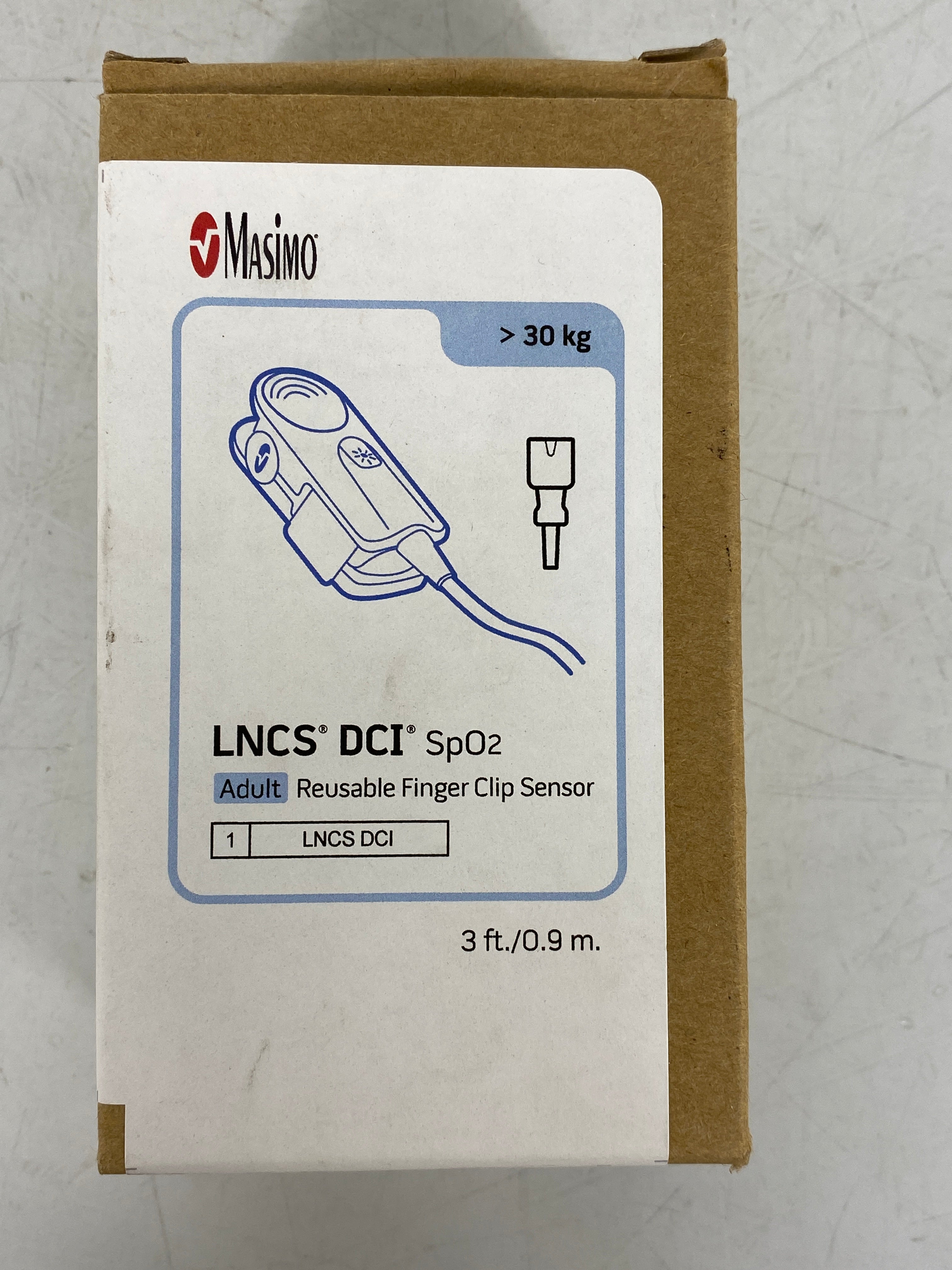 Masimo LNCS DCI SpO2 Adult Reusable Finger Clip Sensor