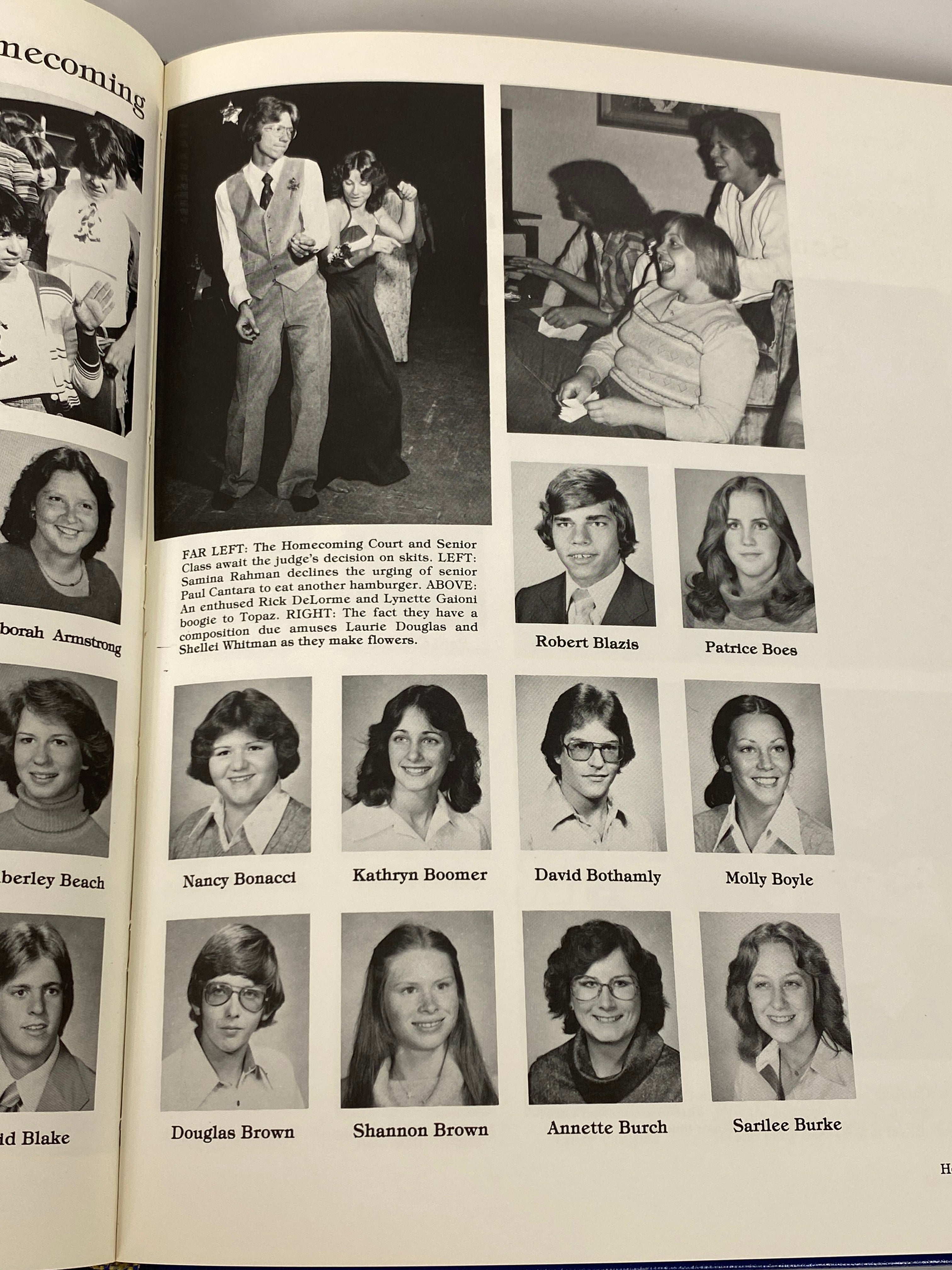 1978 Rochester High School Yearbook "Falcon" Rochester Michigan HC