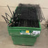 Multi Purpose Black Metal Grated Fence Sections w/ Posts