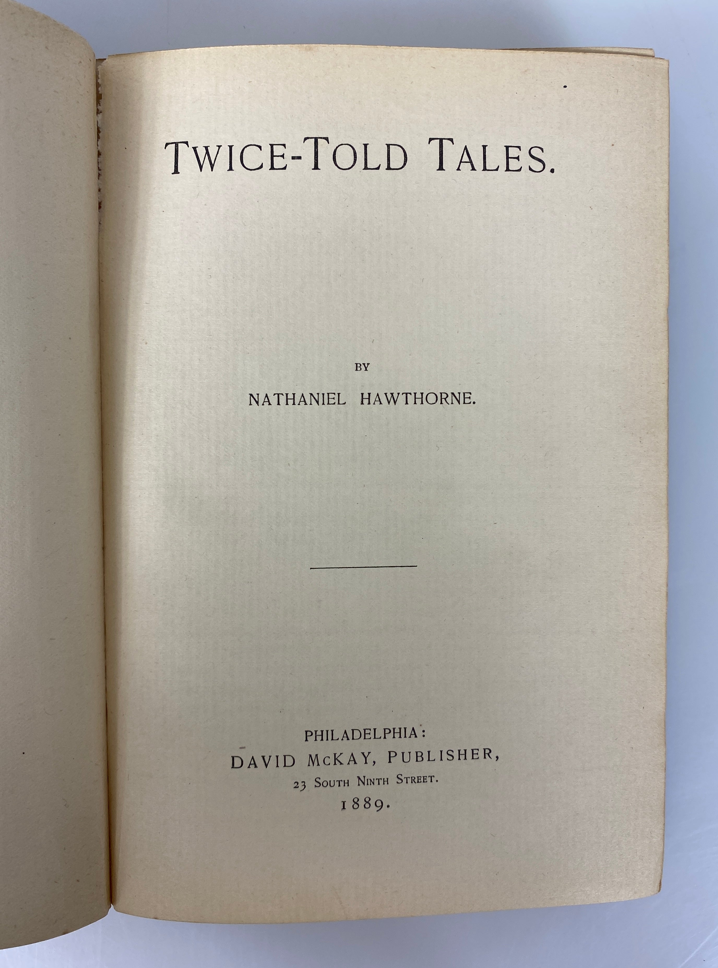 Twice-Told Tales by Nathaniel Hawthorne 1889 Antique HC Classic