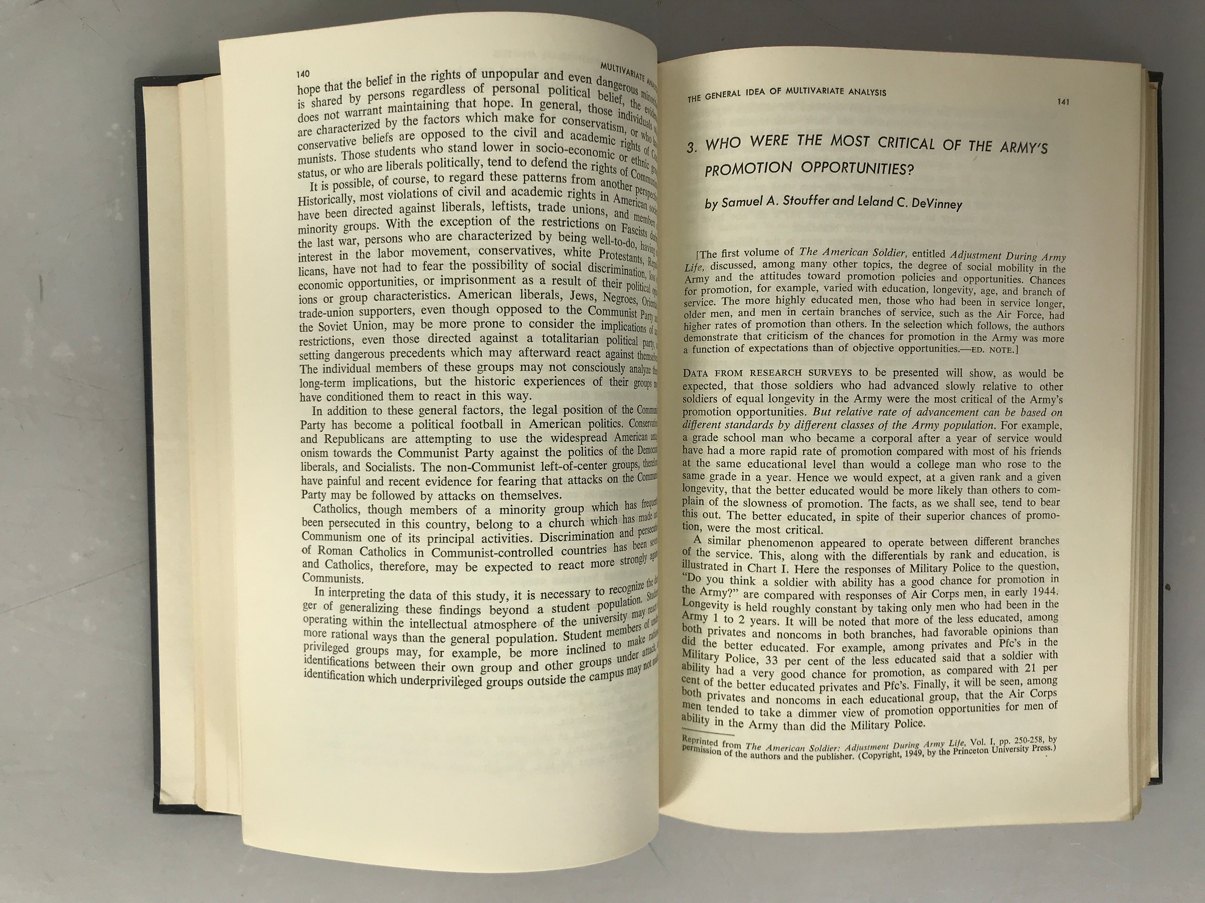 The Language of Social Research Lazarsfeld and Rosenberg 1962 Third Printing HC DJ