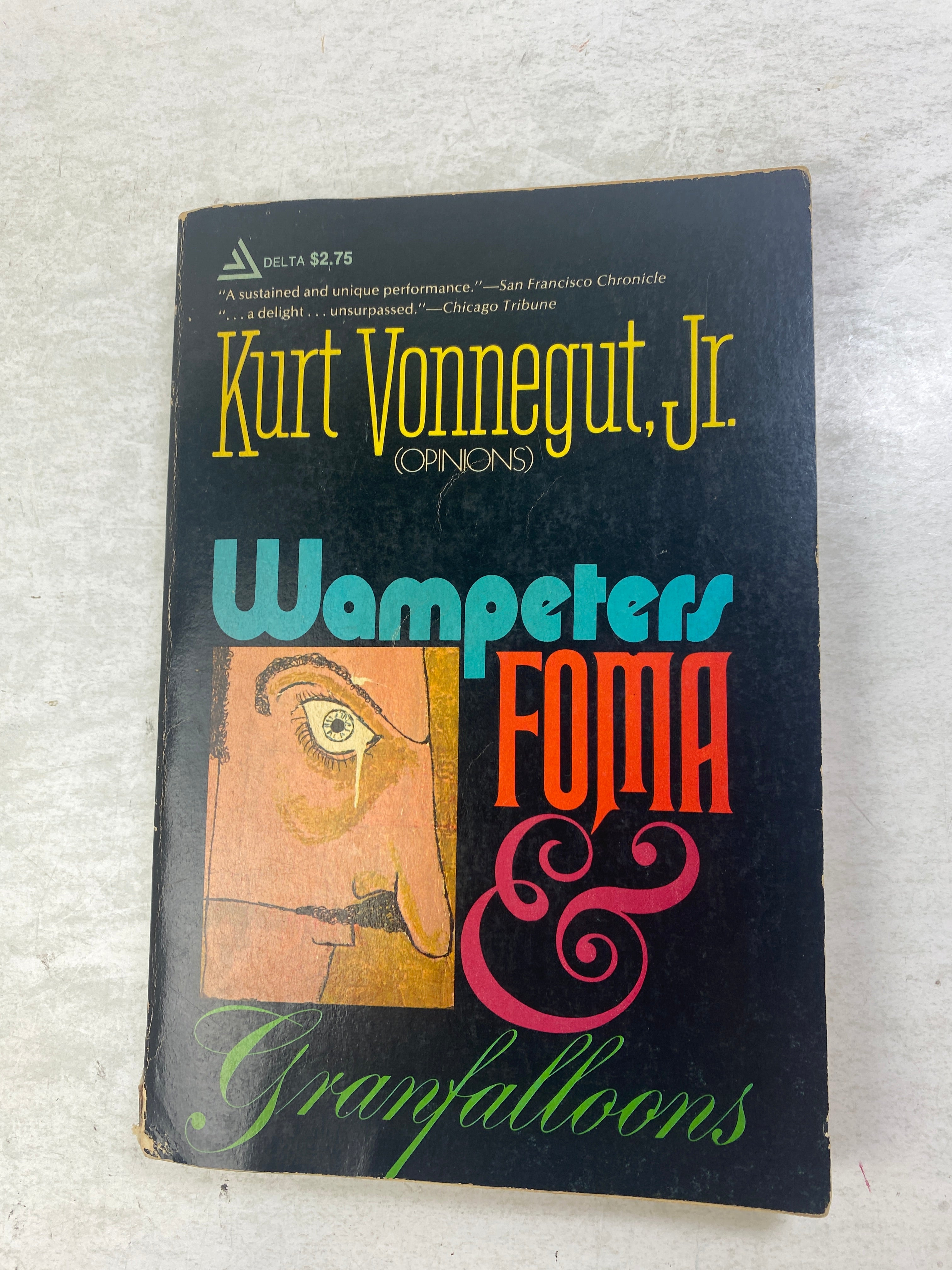 Wampeters Foma and Granfalloons Kurt Vonnegut paperback 1975