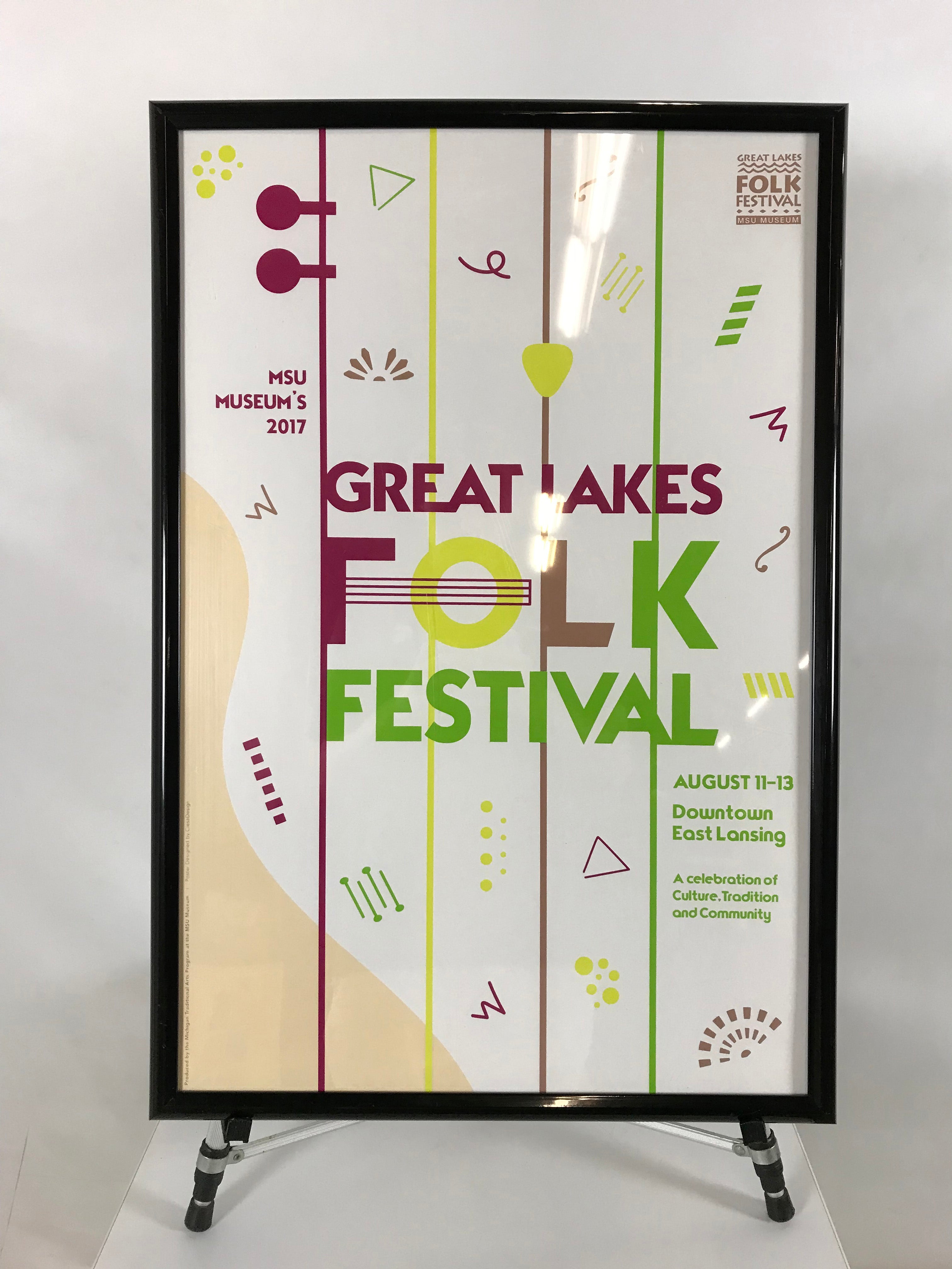 2017 21x31 Great Lakes Folk Festival Poster